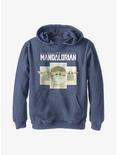 Star Wars The Mandalorian Child Boxes Youth Hoodie, NAVY HTR, hi-res