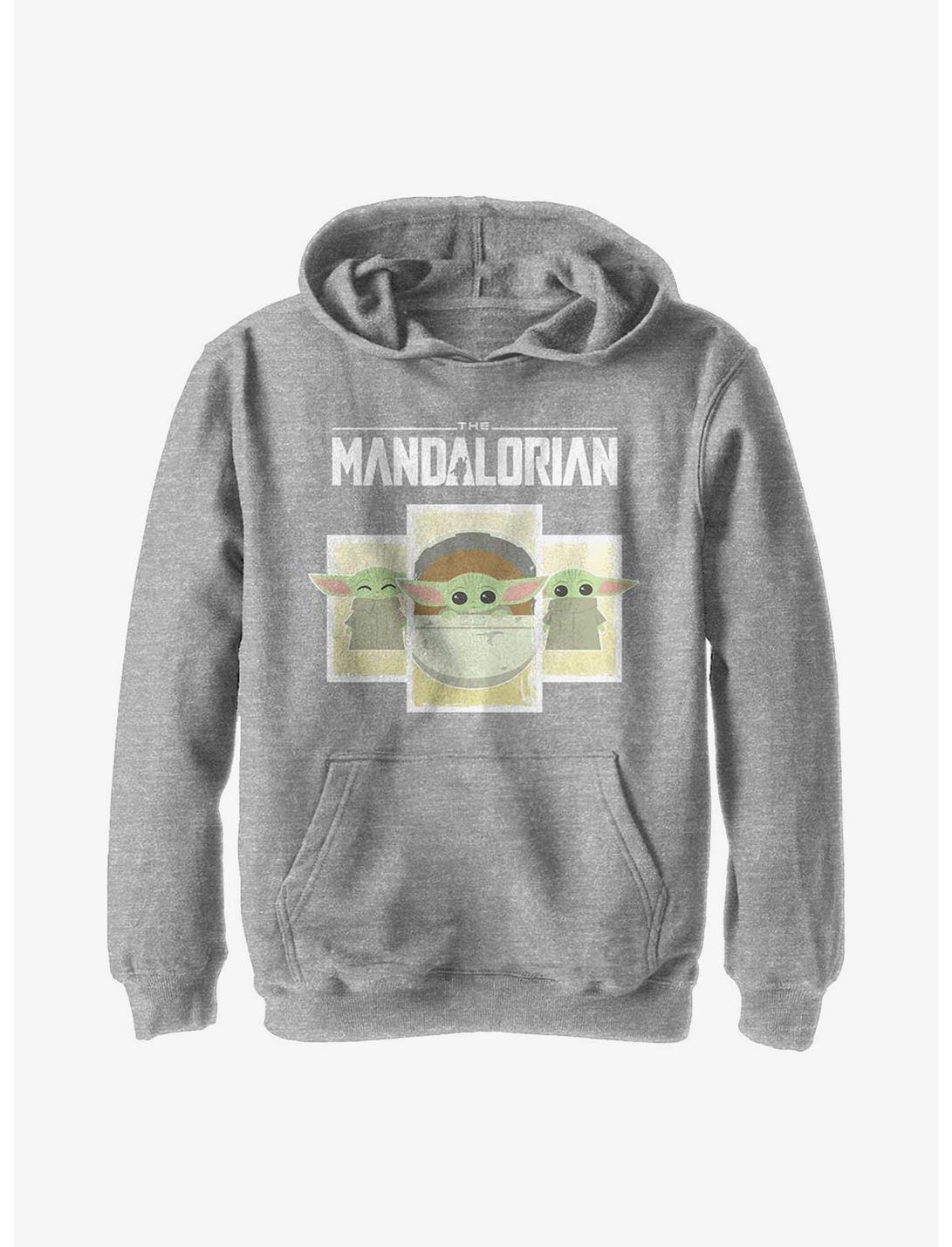 Star Wars The Mandalorian Child Boxes Youth Hoodie, ATH HTR, hi-res