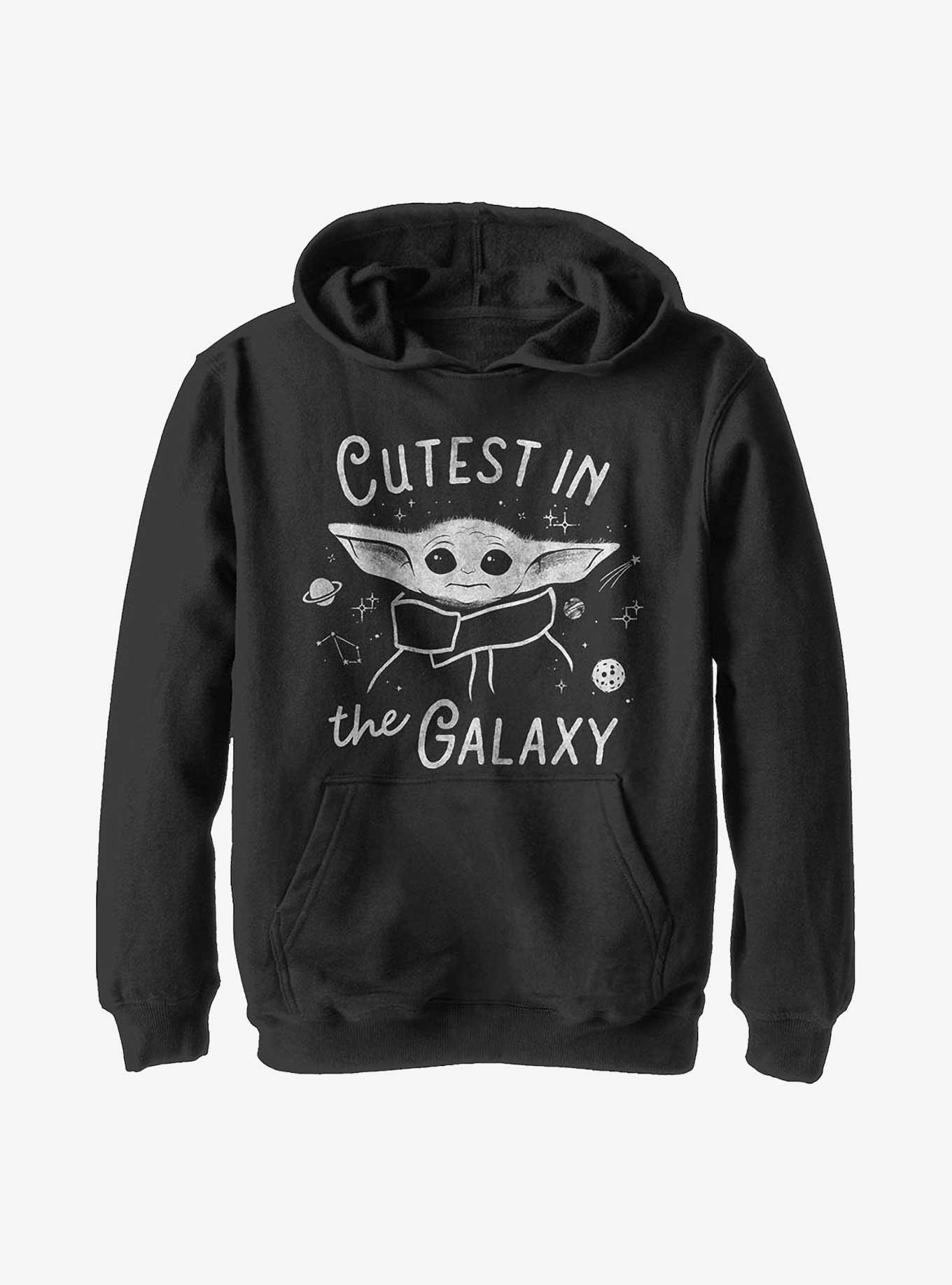 Star Wars The Mandalorian Cutest In The Galaxy Youth Hoodie, BLACK, hi-res