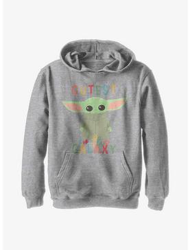 Plus Size Star Wars The Mandalorian Cutest Little Child Youth Hoodie, , hi-res