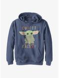 Star Wars The Mandalorian Cutest Little Child Youth Hoodie, NAVY HTR, hi-res