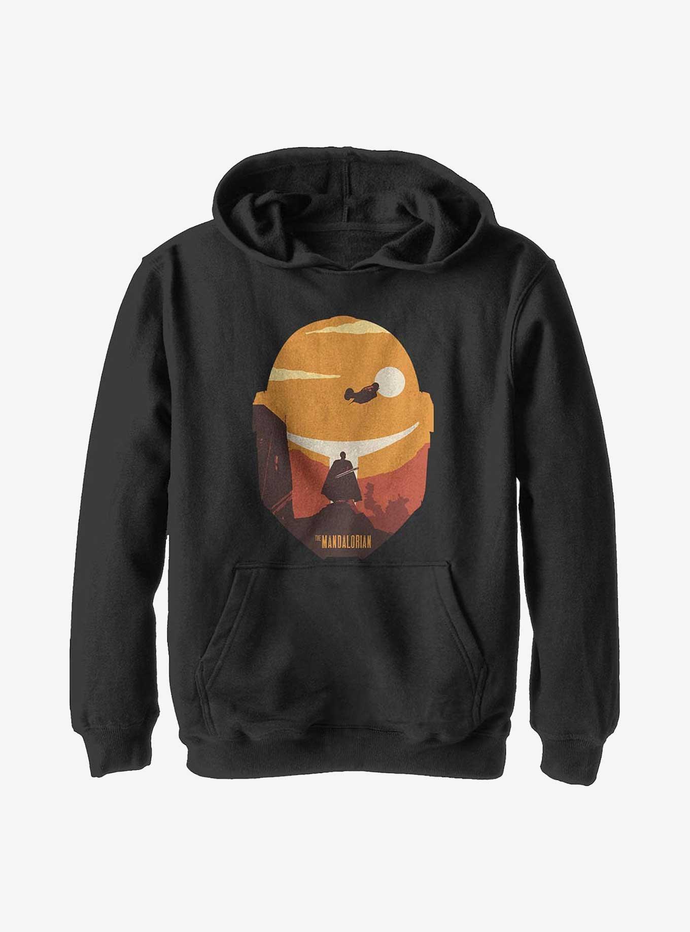 Star Wars The Mandalorian Dark Saber Poster Youth Hoodie, , hi-res