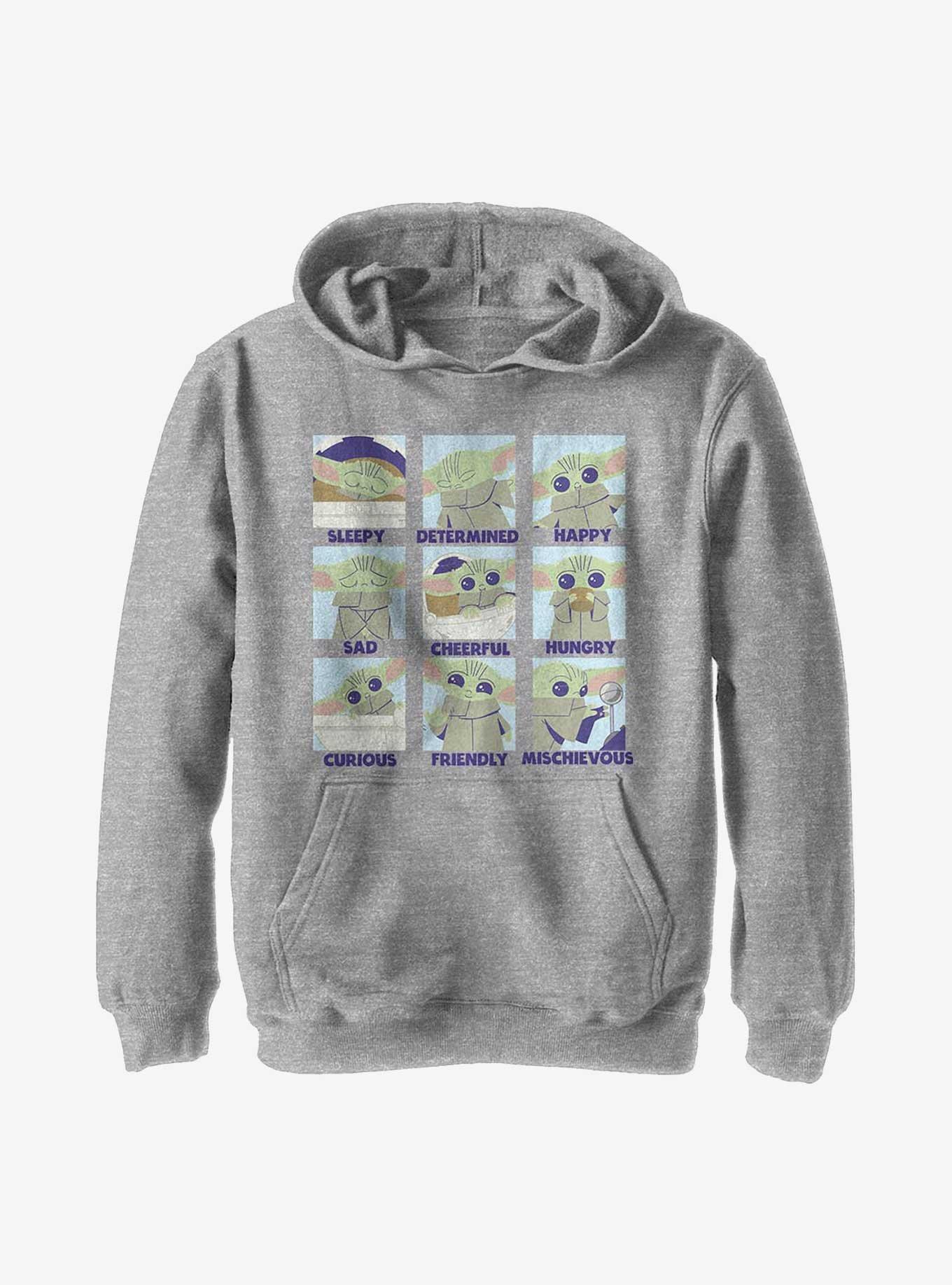 Star Wars The Mandalorian Emotions Youth Hoodie, , hi-res