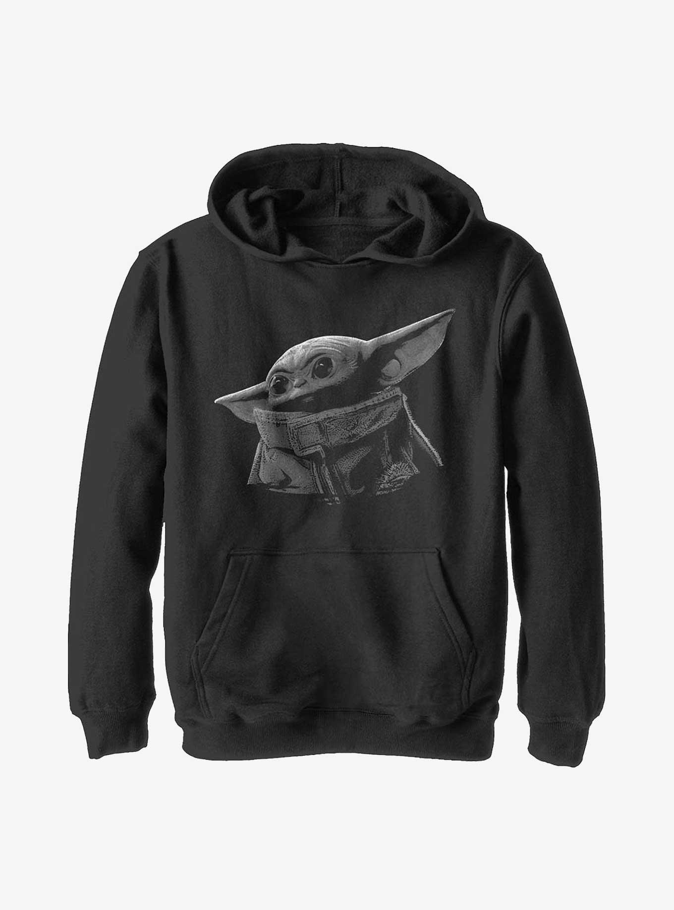 Star Wars The Mandalorian Green Grey Youth Hoodie, , hi-res
