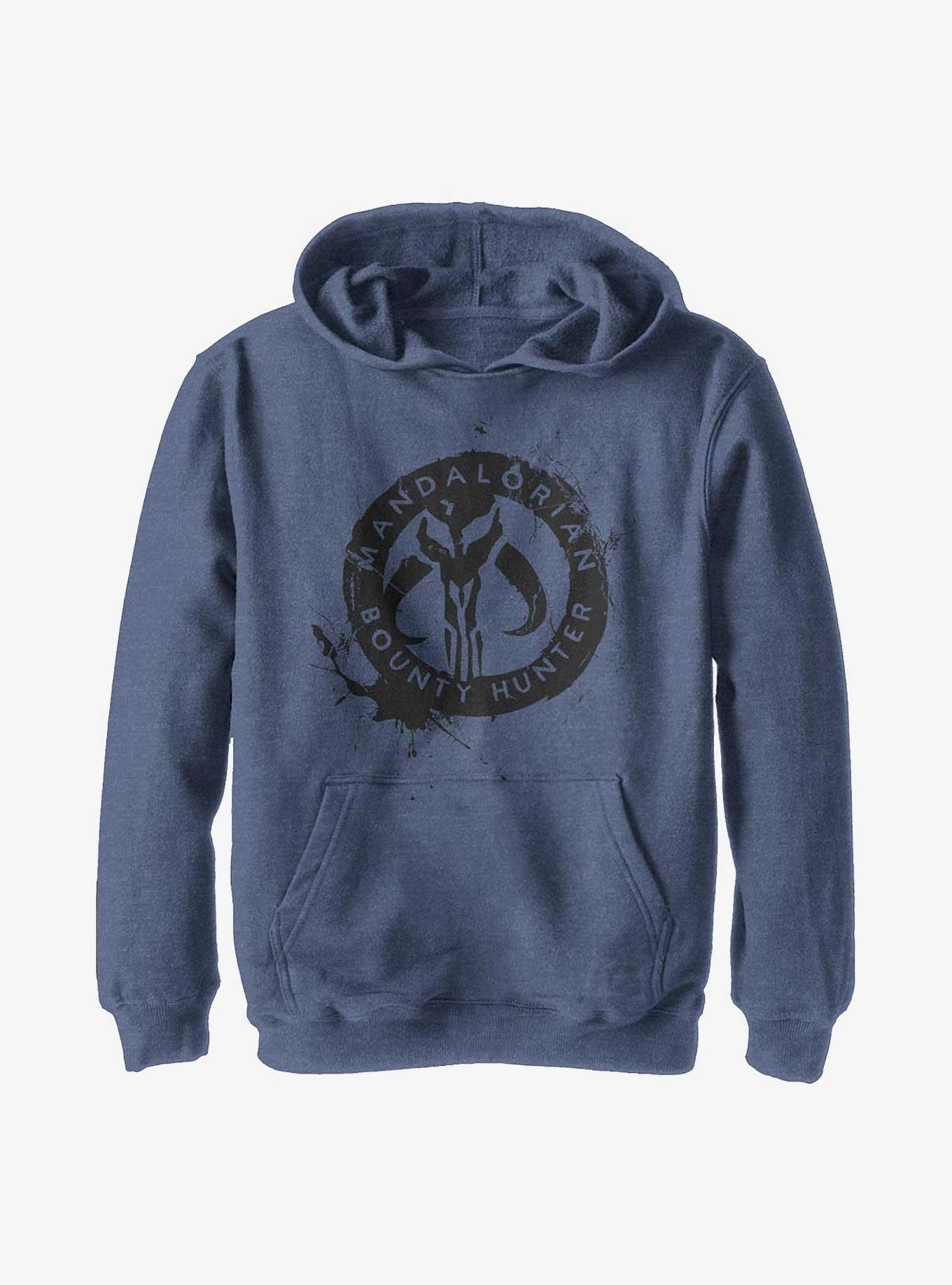 Star Wars The Mandalorian Painted Skull Youth Hoodie, , hi-res