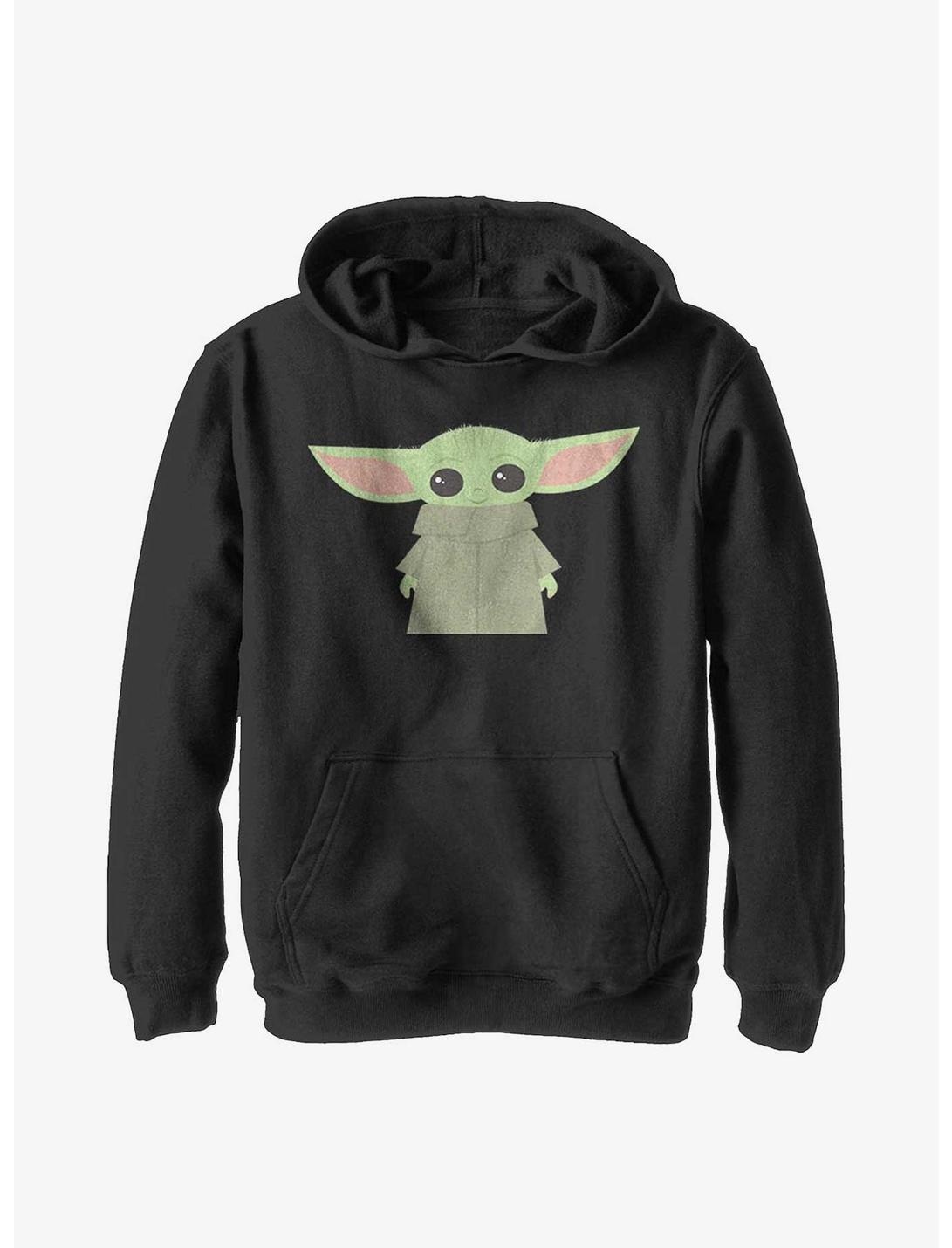 Star Wars The Mandalorian Simple The Child Youth Hoodie, BLACK, hi-res