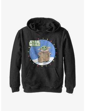 Plus Size Star Wars The Mandalorian Snow Baby Lights Youth Hoodie, , hi-res