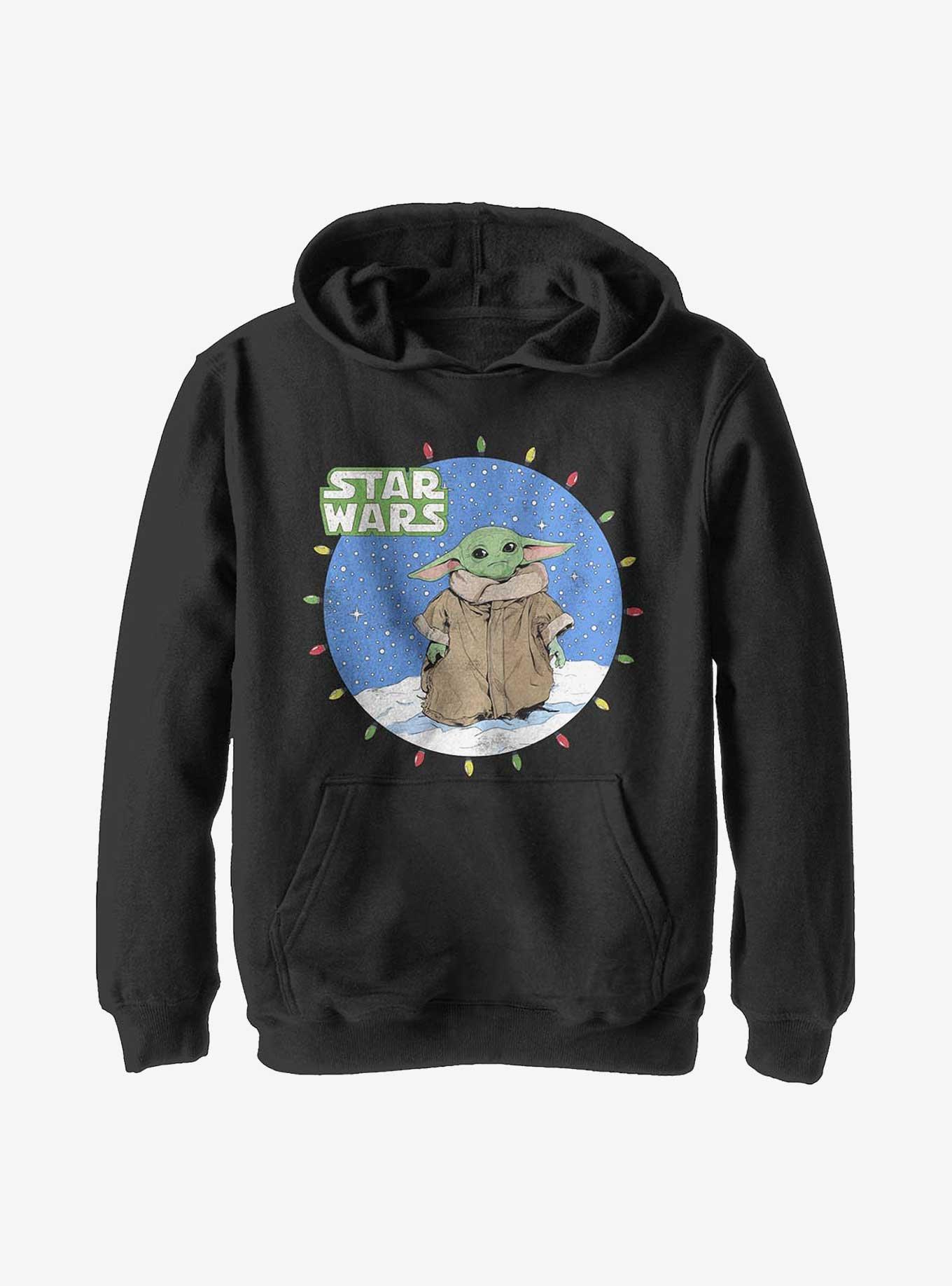 Star Wars The Mandalorian Snow Baby Lights Youth Hoodie, , hi-res