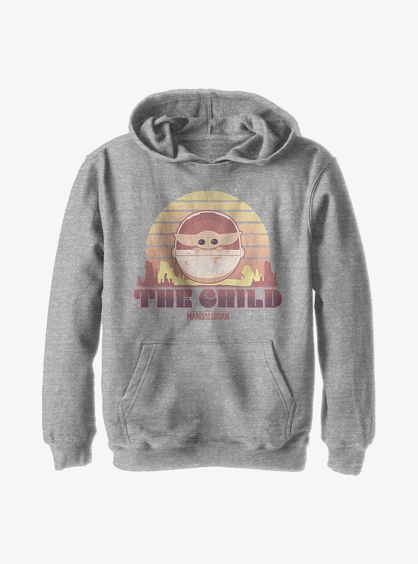 Star Wars The Mandalorian Sunset Child Youth Hoodie, , hi-res