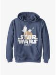 Star Wars The Mandalorian Sunset Duo Youth Hoodie, NAVY HTR, hi-res