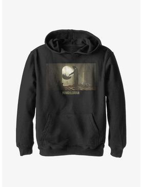 Plus Size Star Wars The Mandalorian Tinted Scene Youth Hoodie, , hi-res