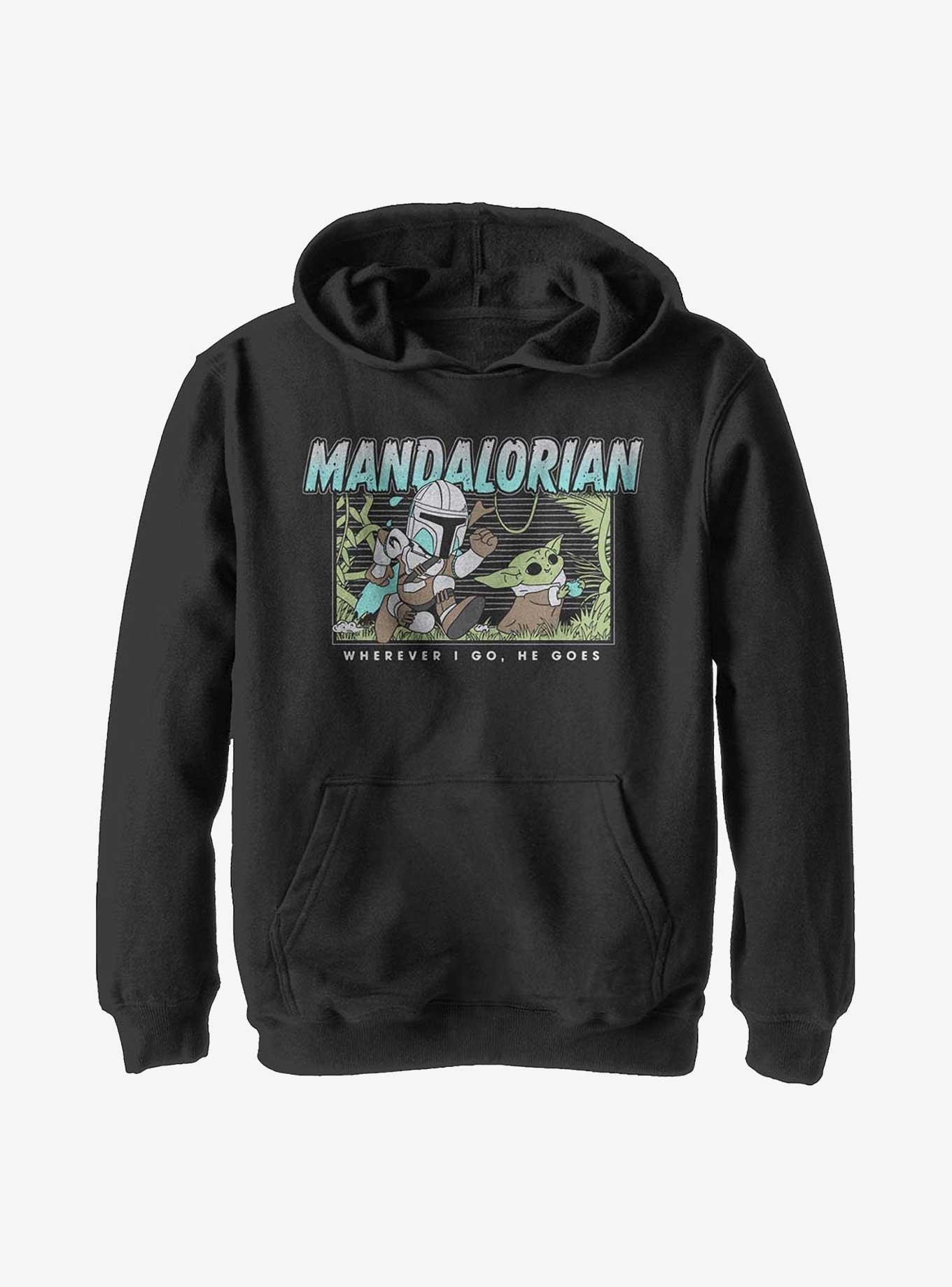 Star Wars The Mandalorian Macaroon Chase Youth Hoodie, , hi-res