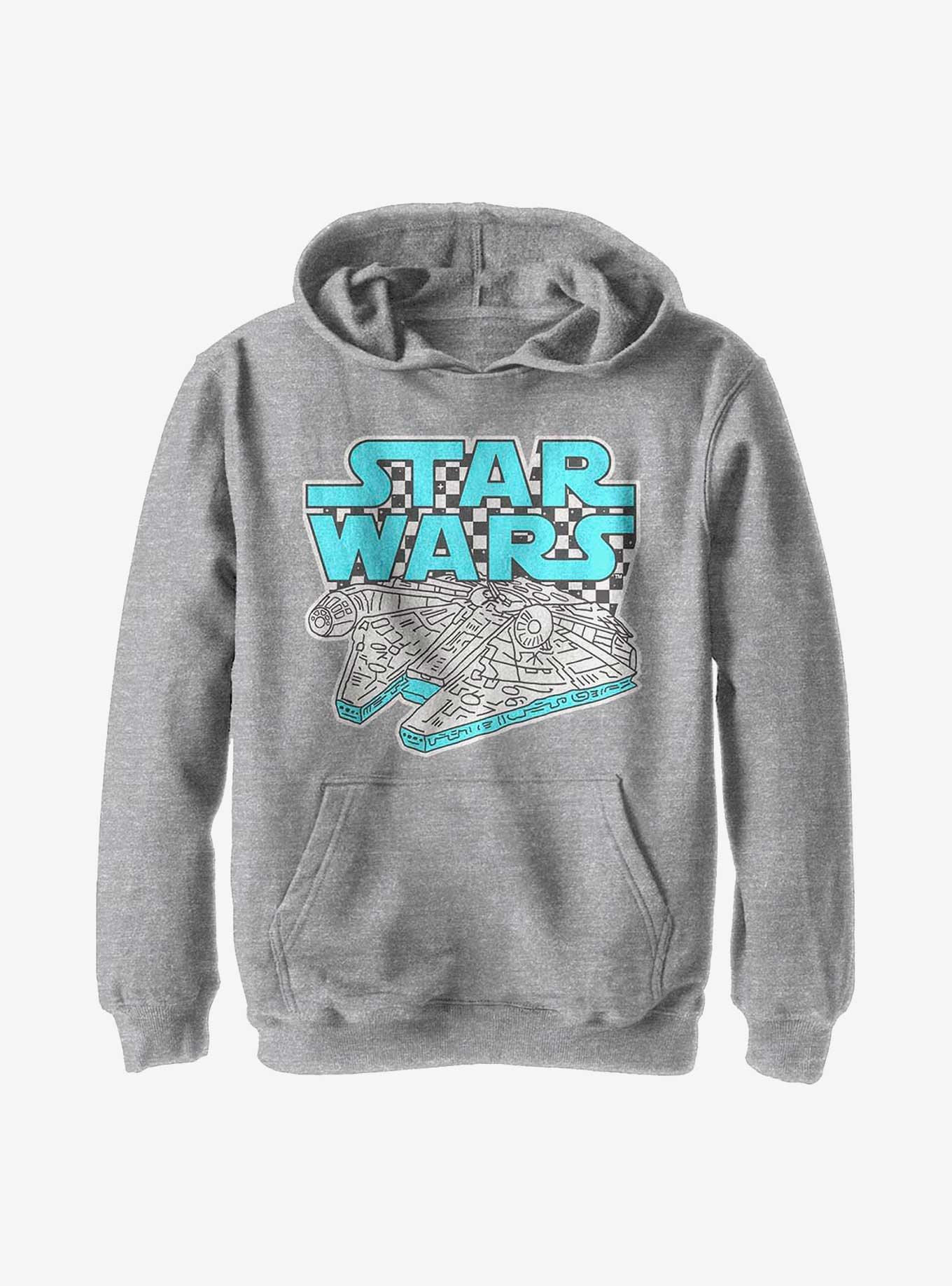 Star Wars Checkered Falcon Youth Hoodie, , hi-res