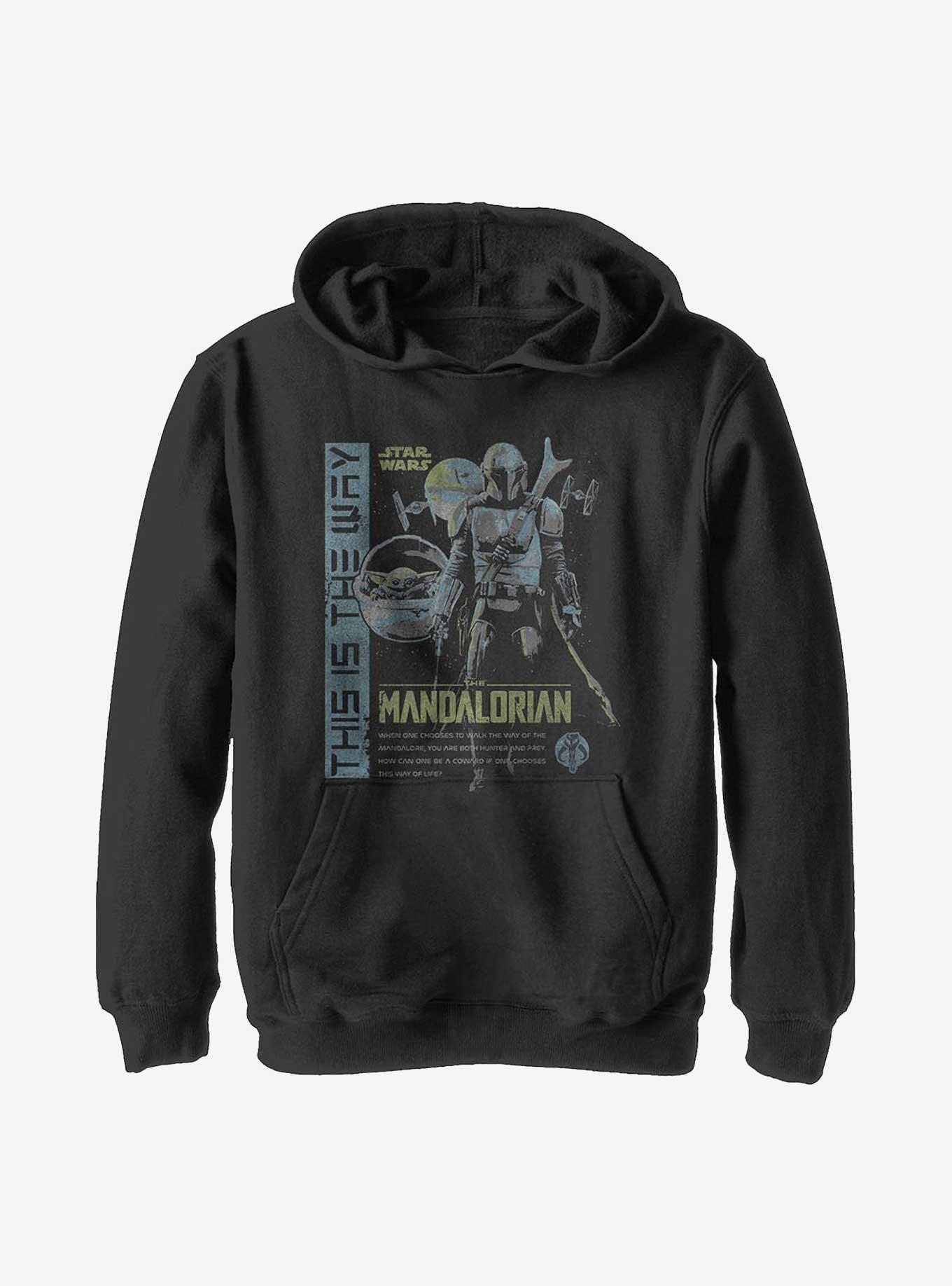 Star Wars The Mandalorian This Way Youth Hoodie, BLACK, hi-res