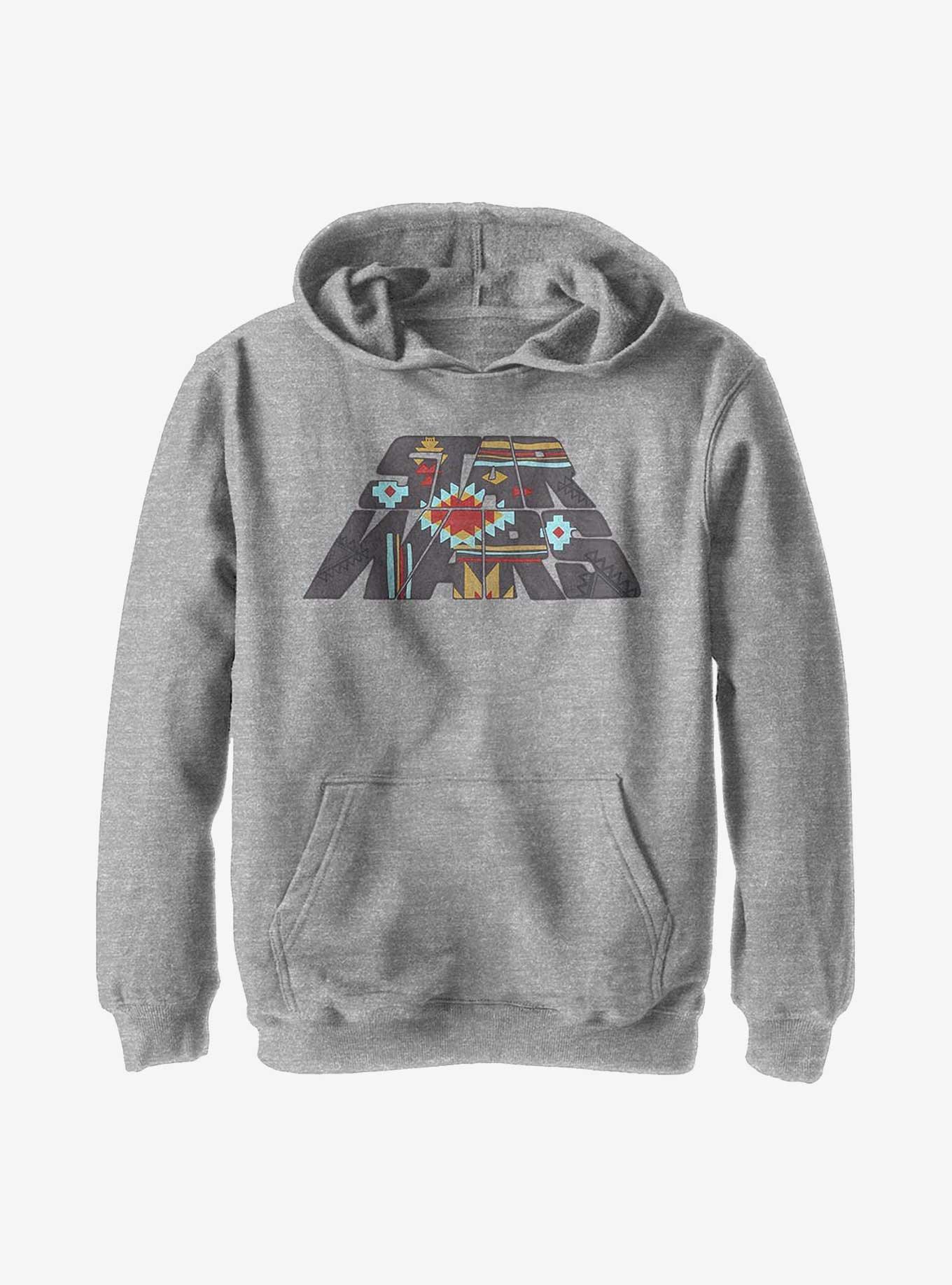 Star Wars Aztec Logo Doodle Youth Hoodie, , hi-res