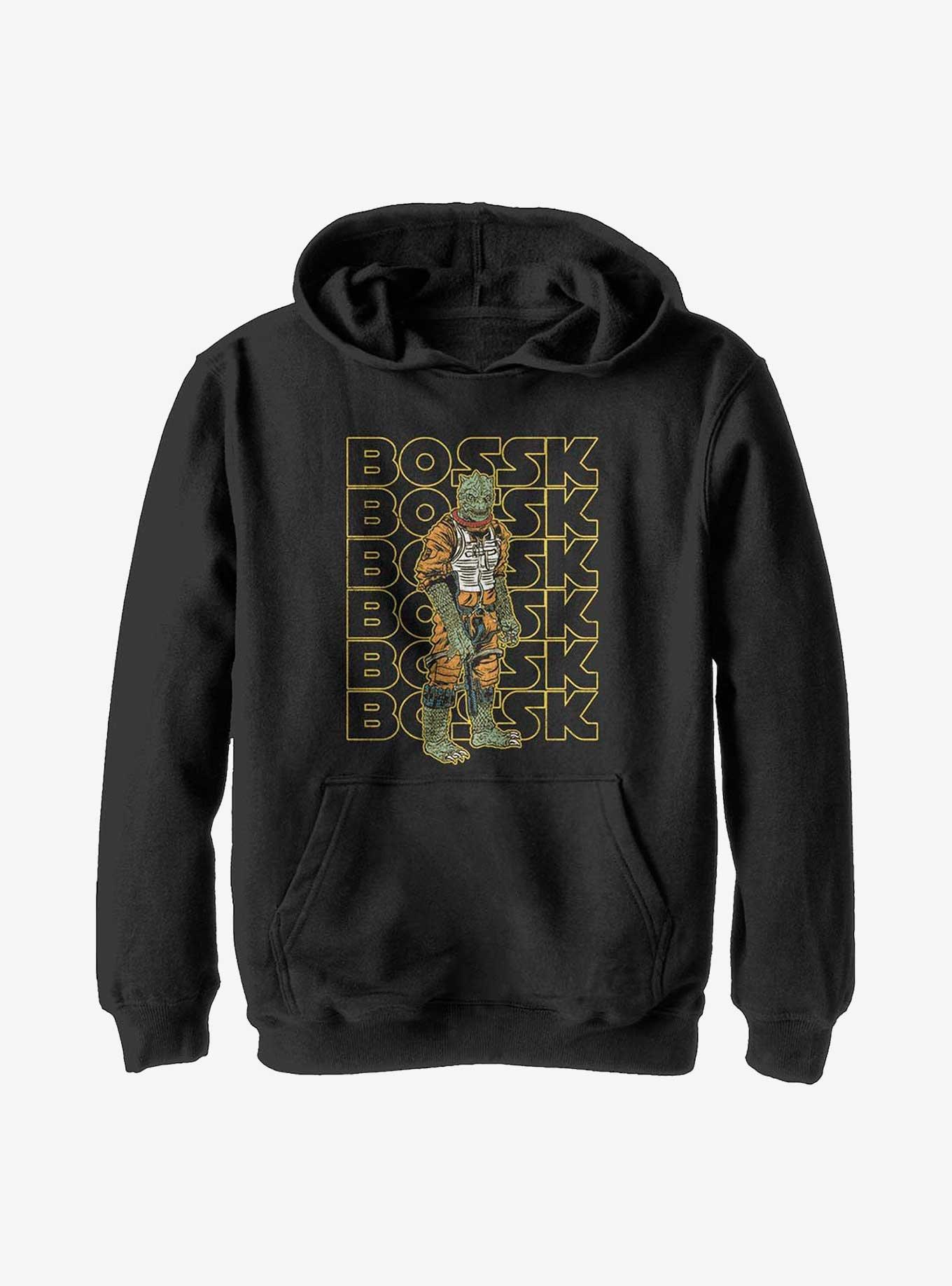 Star Wars Bossk Retro Big Halftones Youth Hoodie