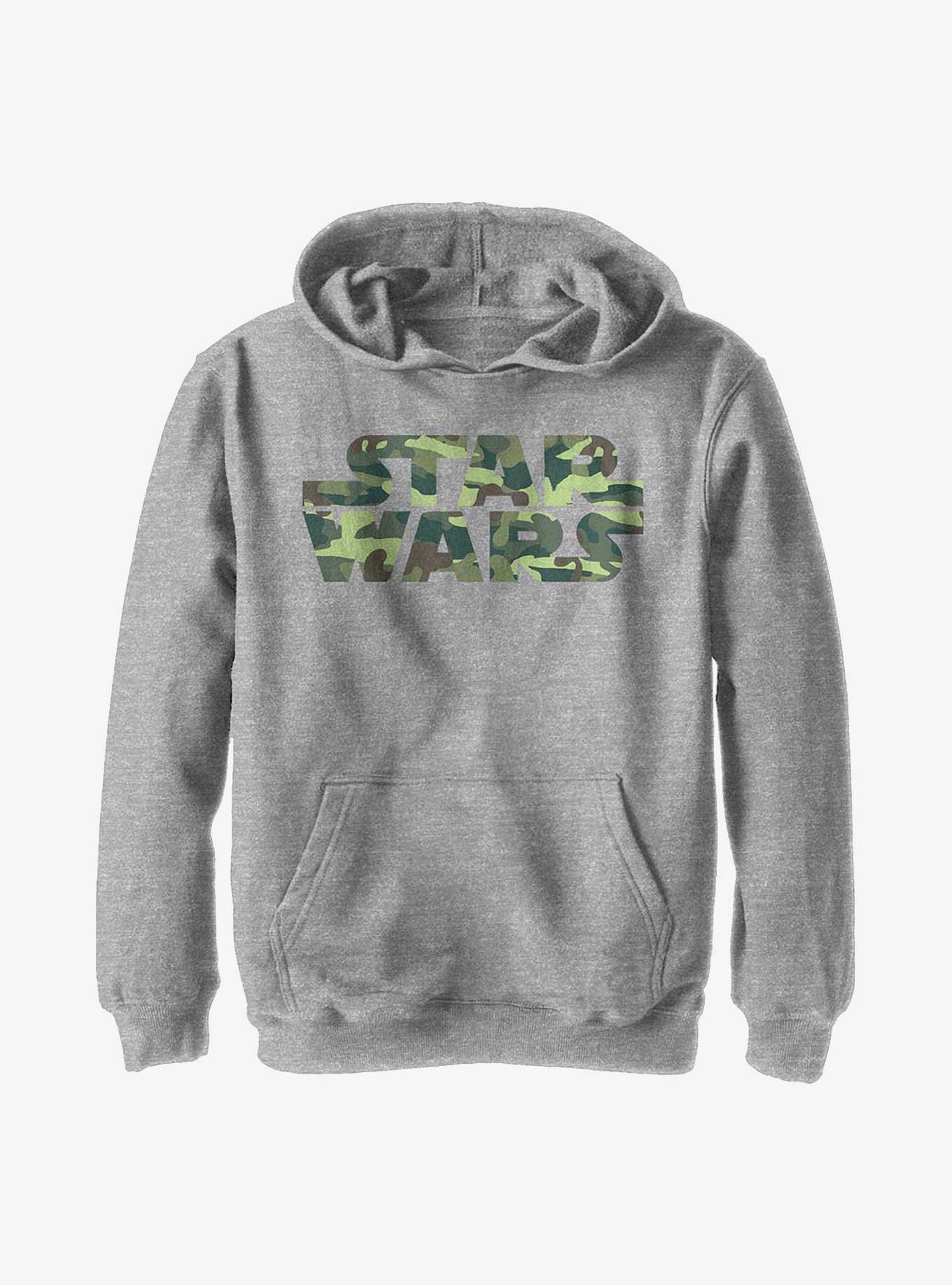 Star Wars Camo Logo Youth Hoodie, , hi-res