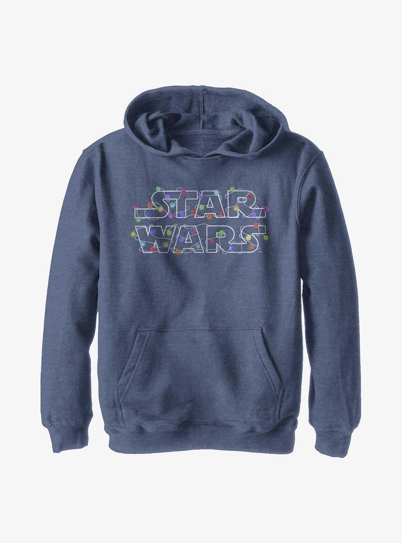 Star Wars Christmas Lights Youth Hoodie