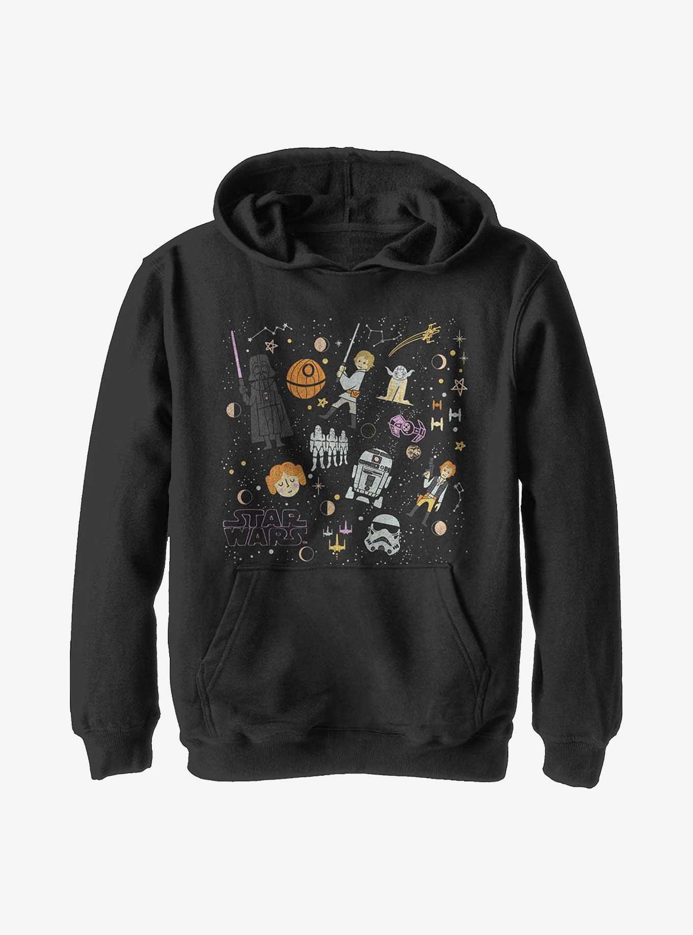 Star Wars Collage Youth Hoodie, , hi-res