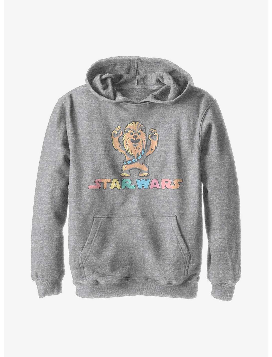 Star Wars Colorin Chewbacca Youth Hoodie, ATH HTR, hi-res