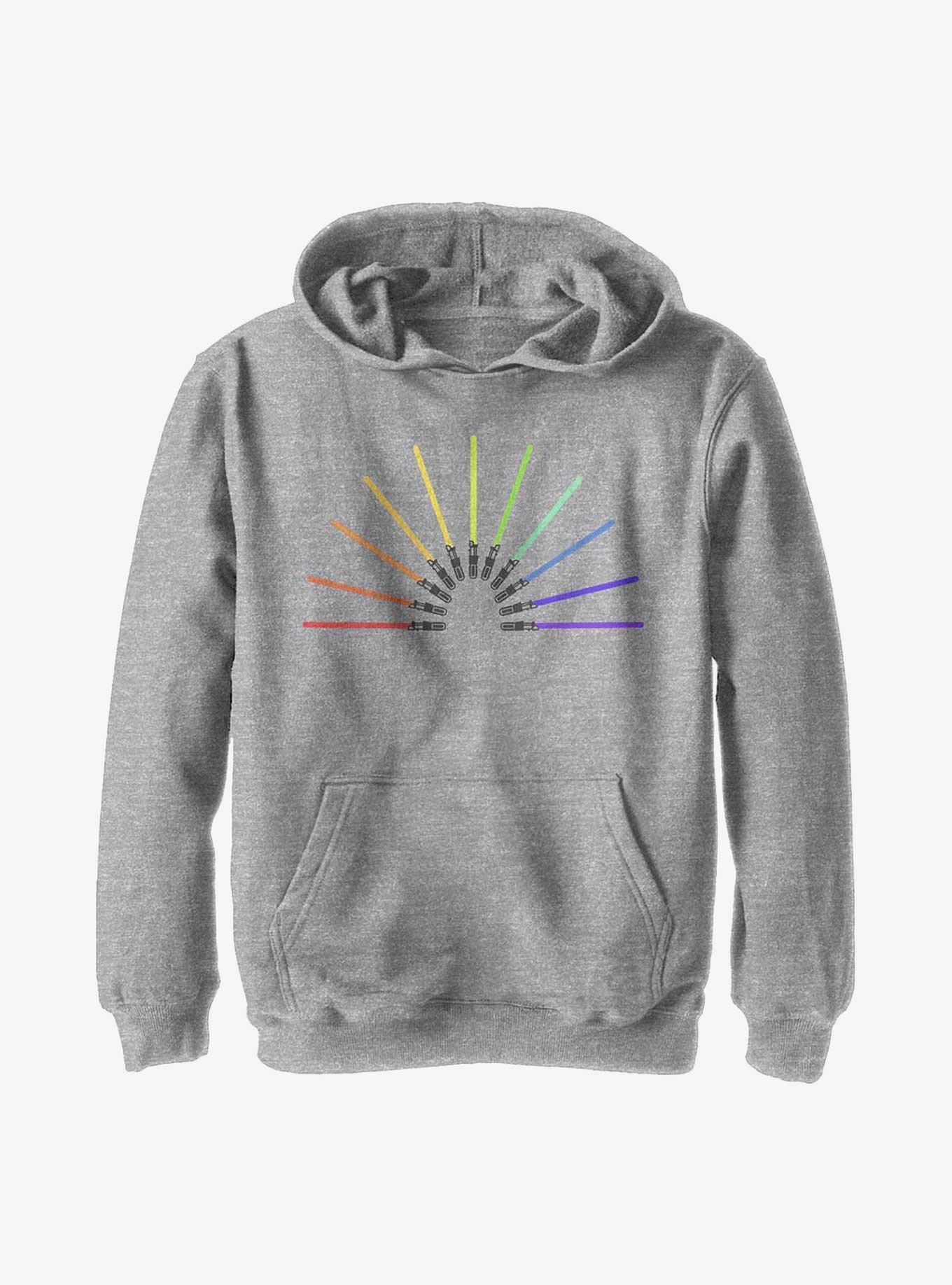 Star Wars Sabor Rainbow Youth Hoodie, , hi-res