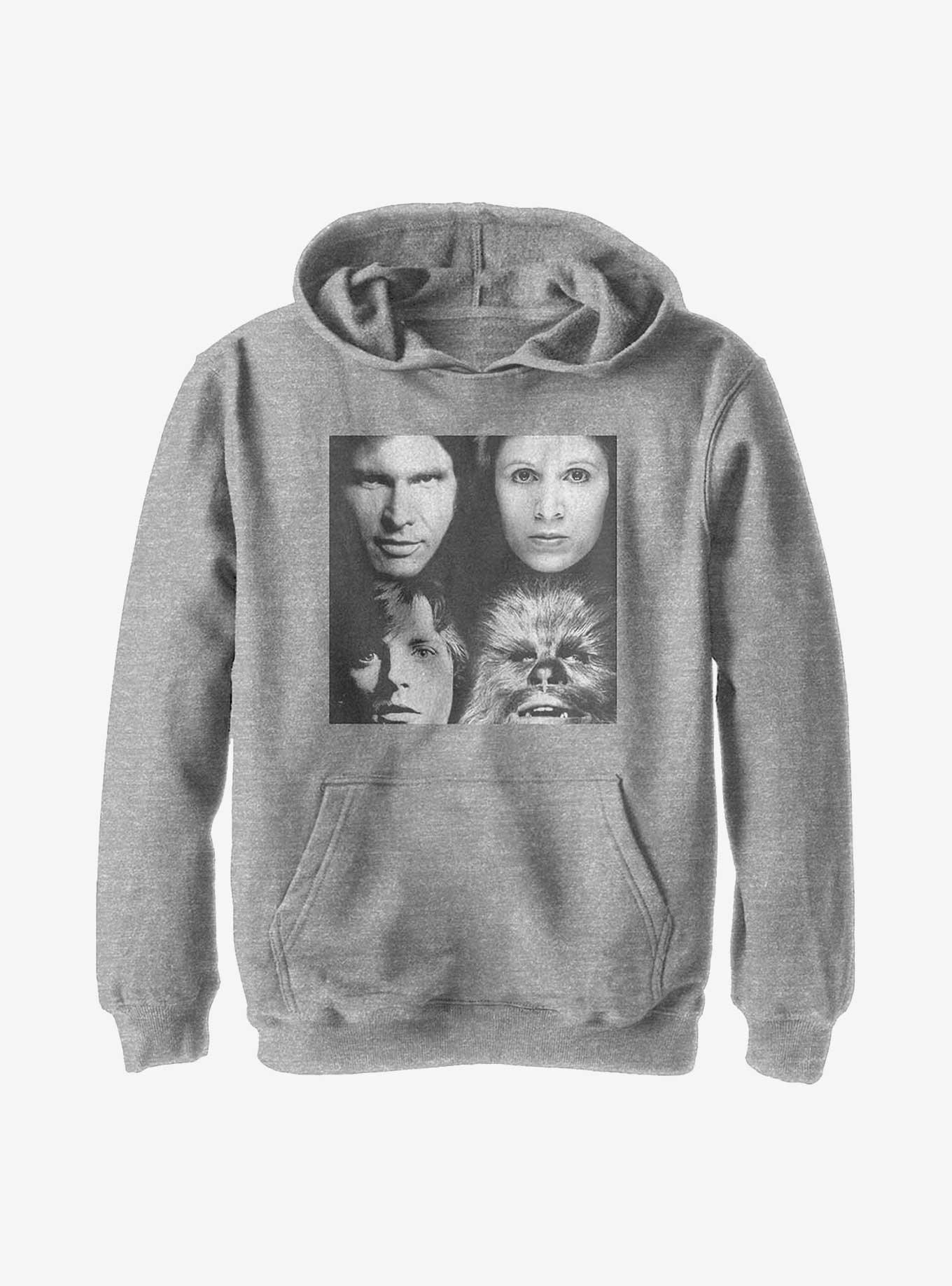 Star Wars Faces Youth Hoodie, ATH HTR, hi-res