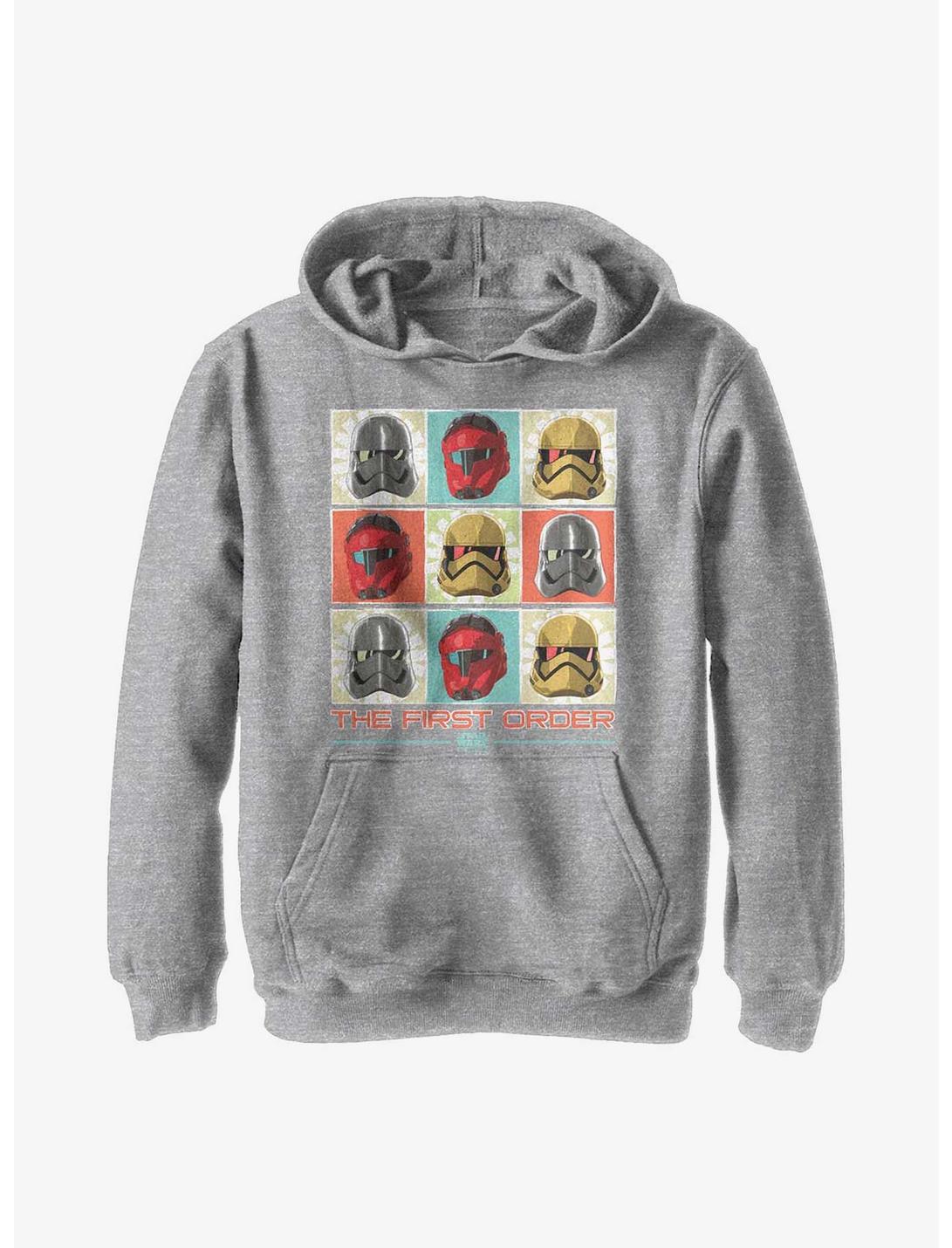 Plus Size Star Wars Faces Order Youth Hoodie, ATH HTR, hi-res