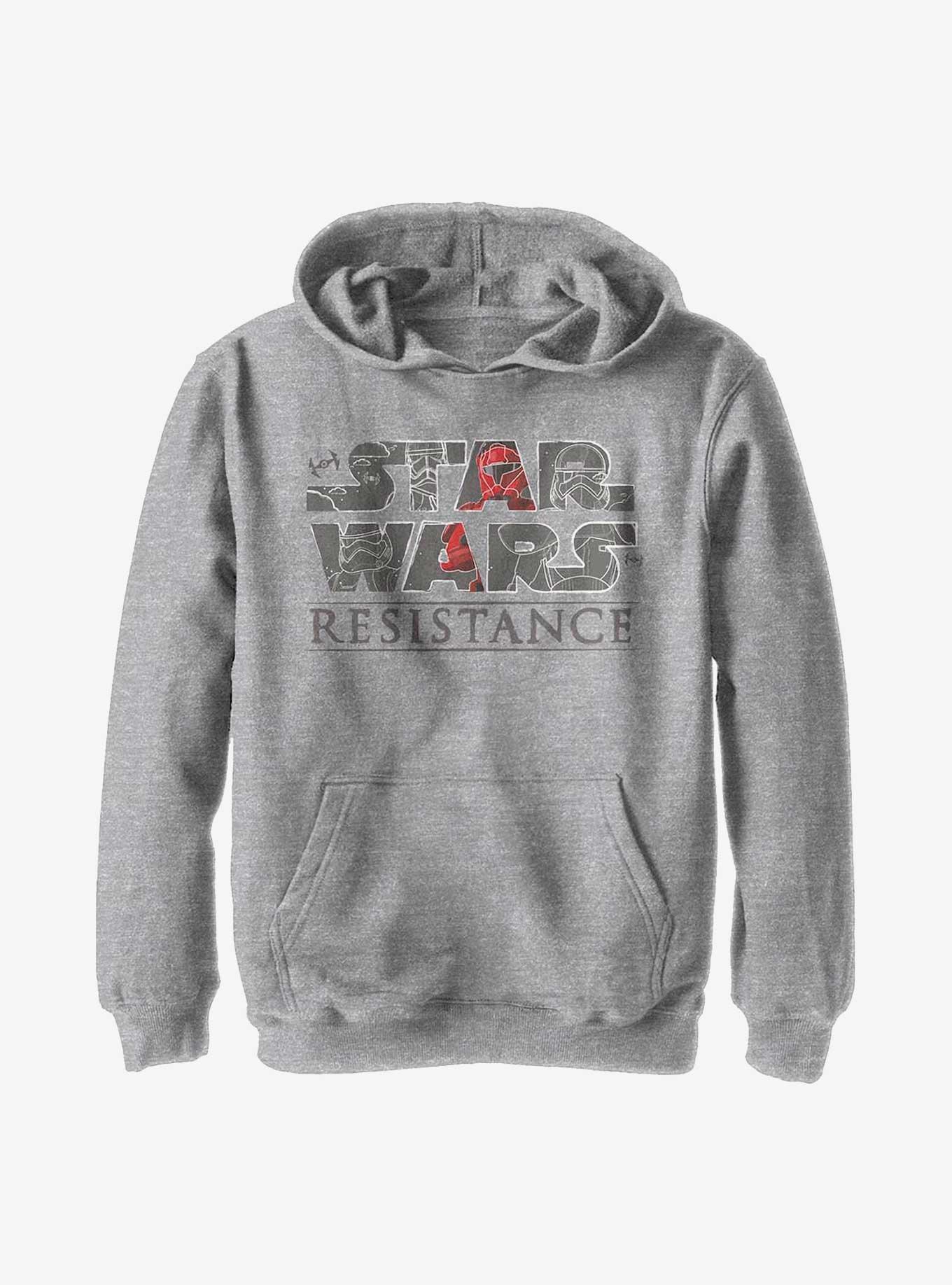 Star Wars Resistance First Order Sketch Youth Hoodie, , hi-res