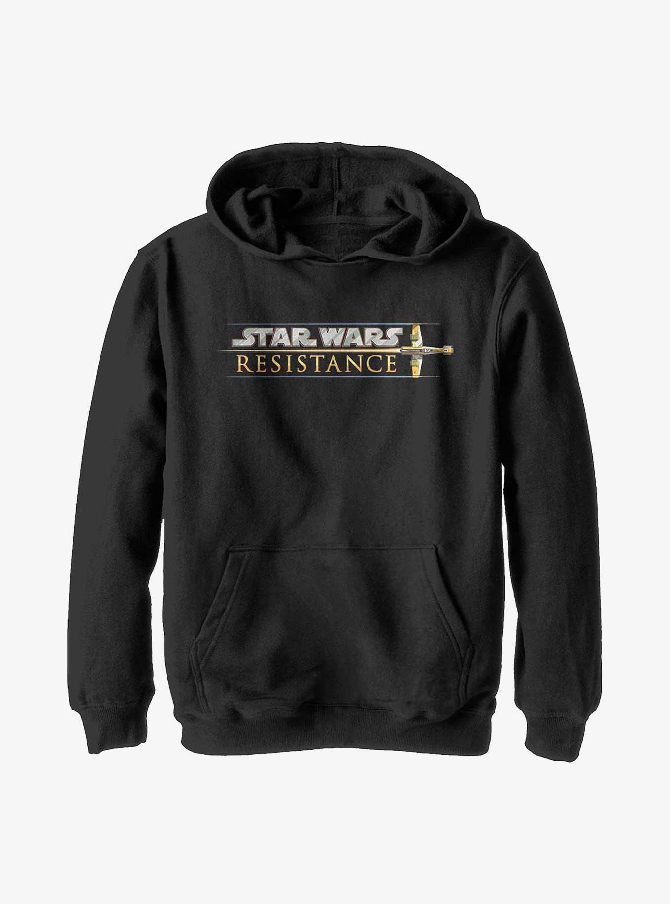 Star Wars Gold Logo Youth Hoodie, , hi-res