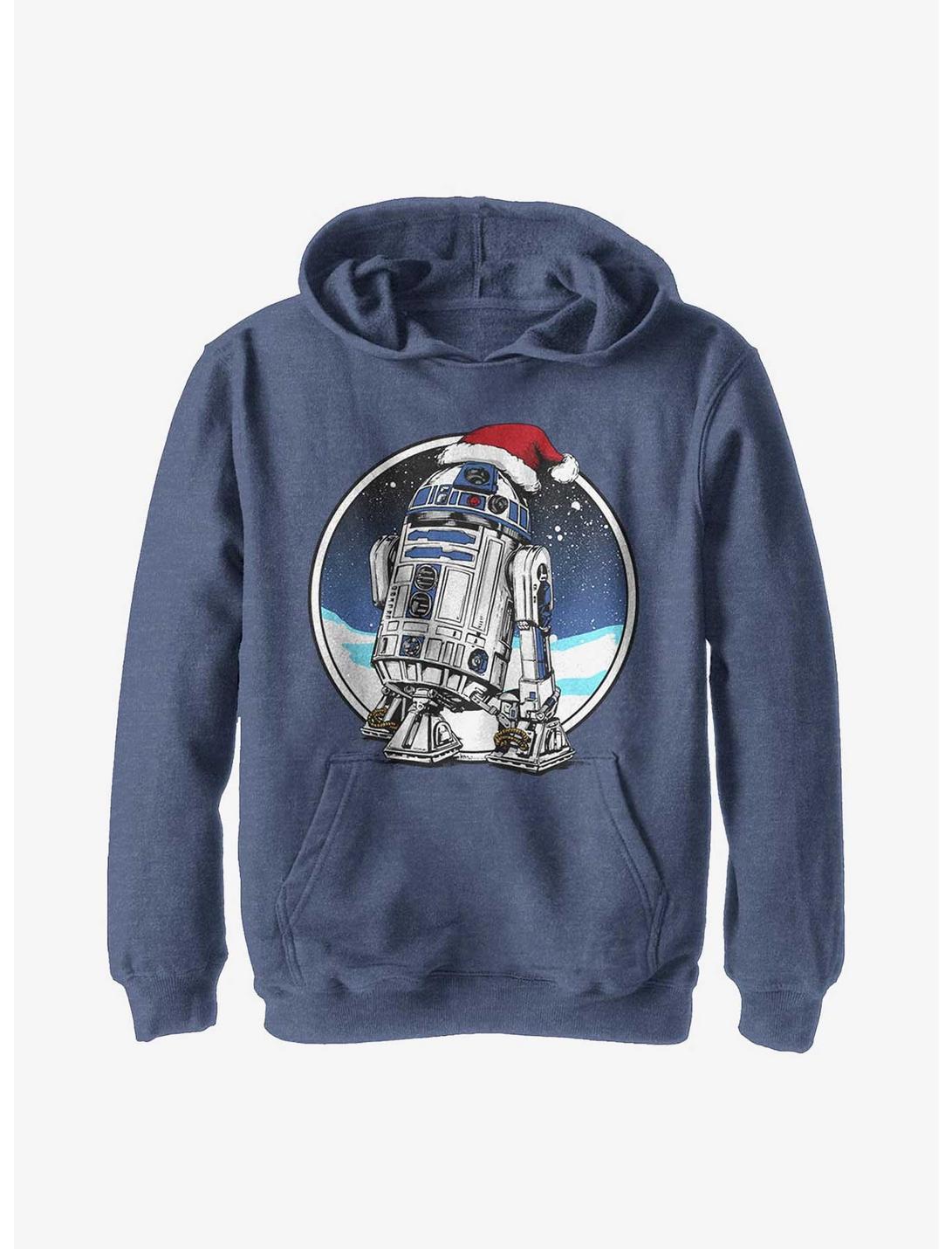 Star Wars Holiday D2 Youth Hoodie, NAVY HTR, hi-res