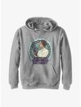 Star Wars Leia Glass Youth Hoodie, ATH HTR, hi-res