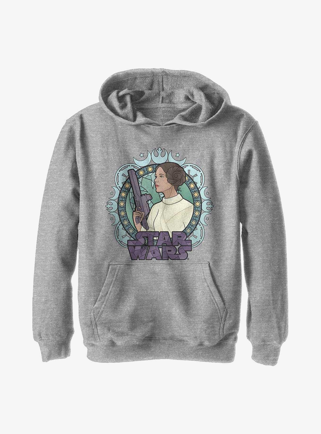 Star Wars Leia Glass Youth Hoodie, , hi-res