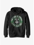 Star Wars Luck Is Strong Youth Hoodie, BLACK, hi-res