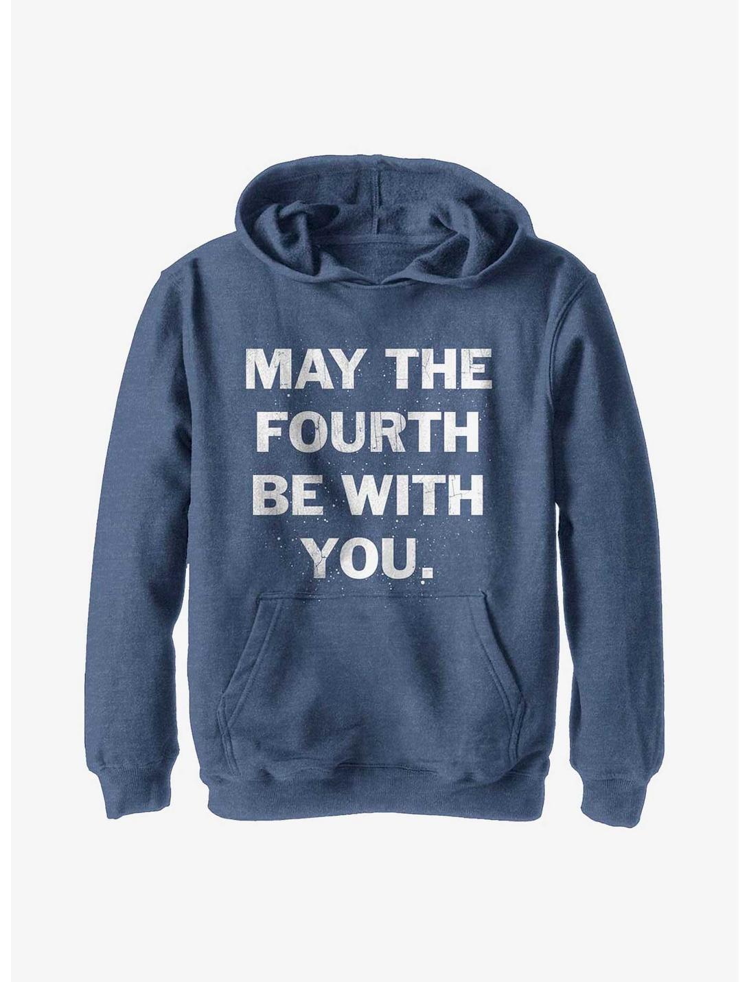 Star Wars May Fourth Youth Hoodie, NAVY HTR, hi-res