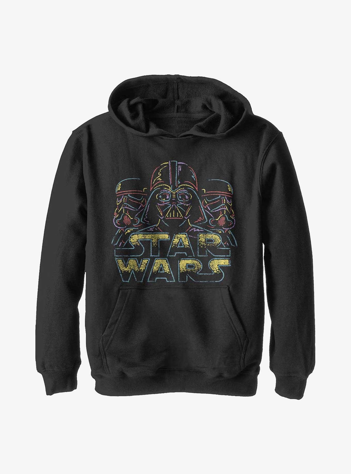 Star Wars Neon Chalk Wars Youth Hoodie, , hi-res