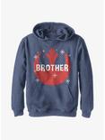 Star Wars Overlay Brother Youth Hoodie, NAVY HTR, hi-res
