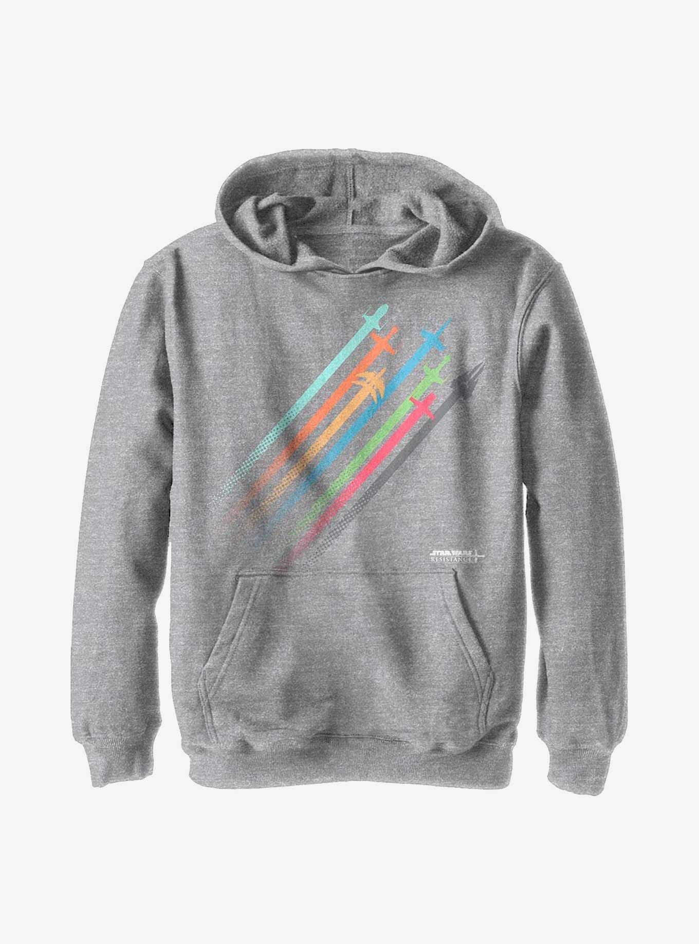 Star Wars Plane Lines Youth Hoodie, ATH HTR, hi-res