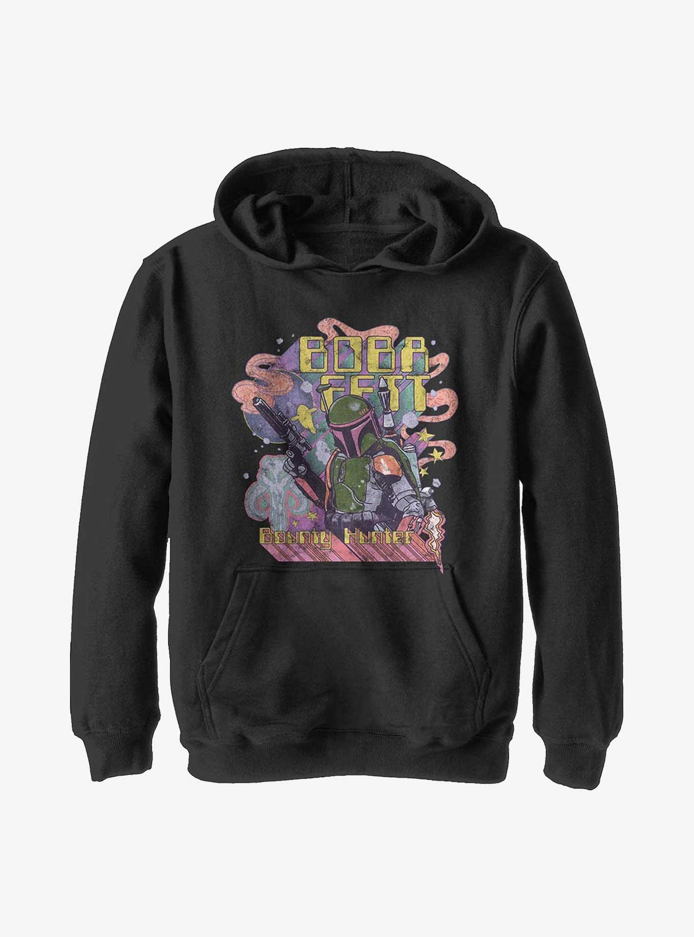 Star Wars Psychedelic Boba Youth Hoodie, , hi-res