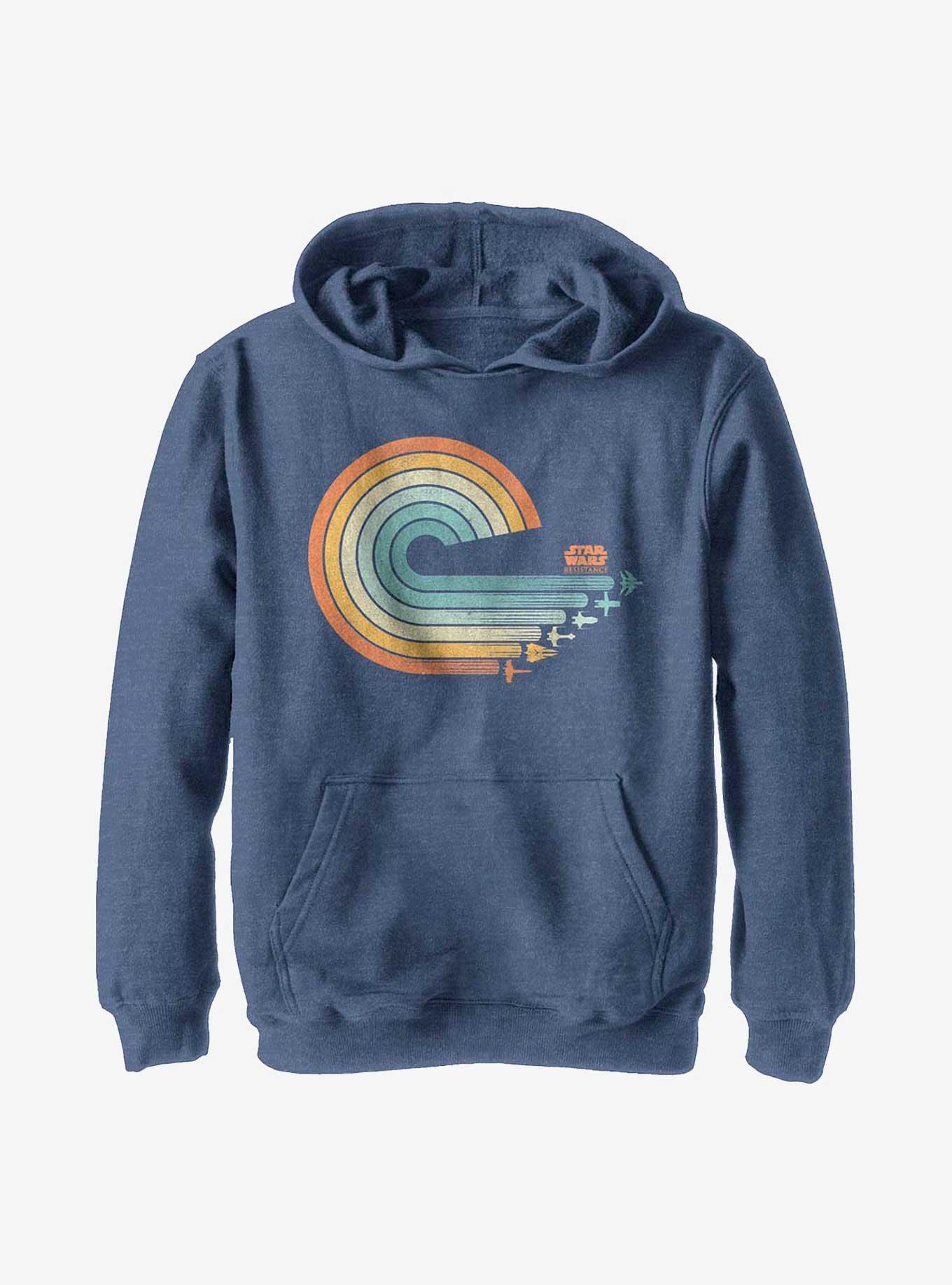 Star Wars Retro Color Ships Youth Hoodie, , hi-res