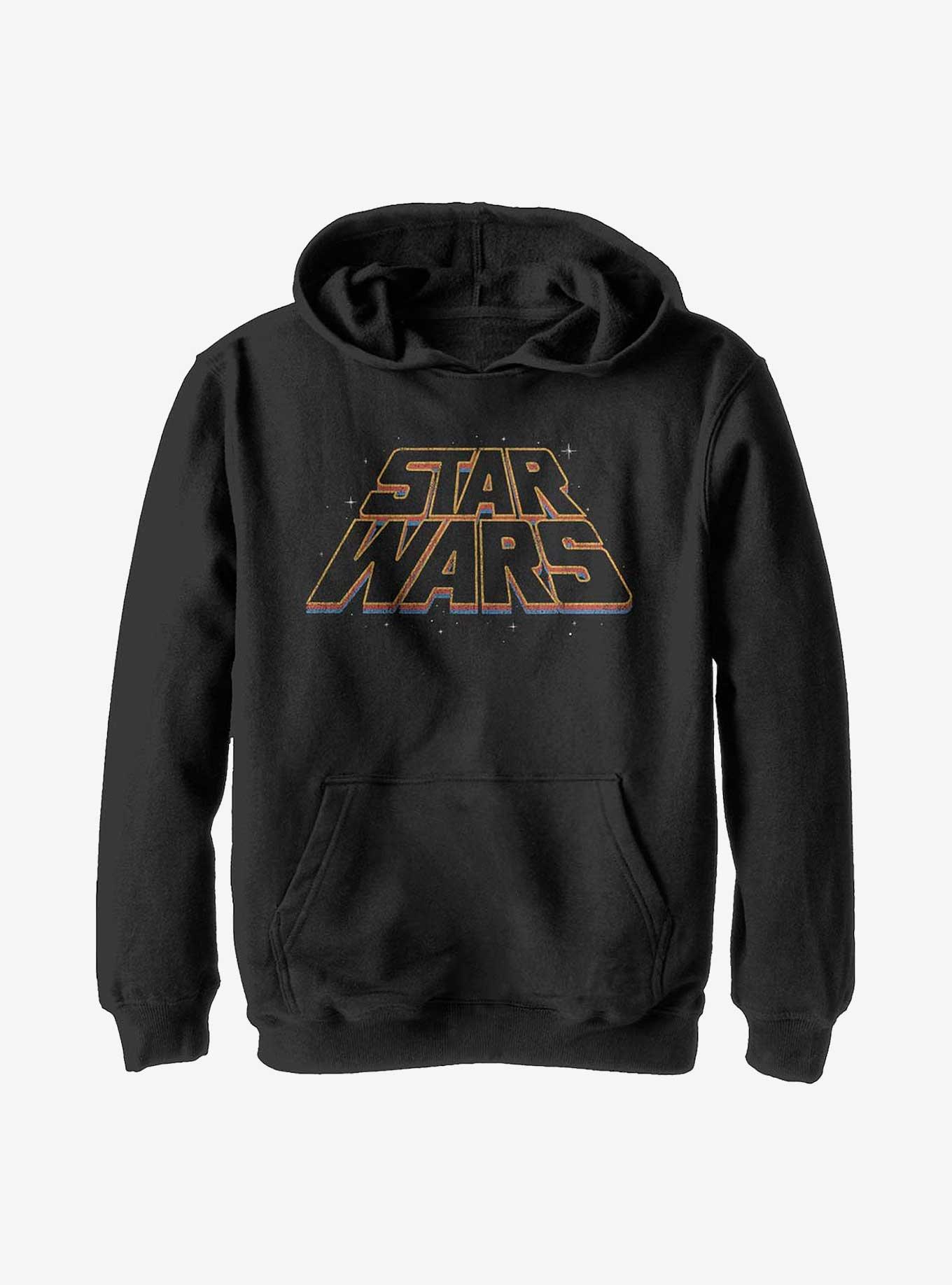 Star Wars Slanty Logos Youth Hoodie, , hi-res