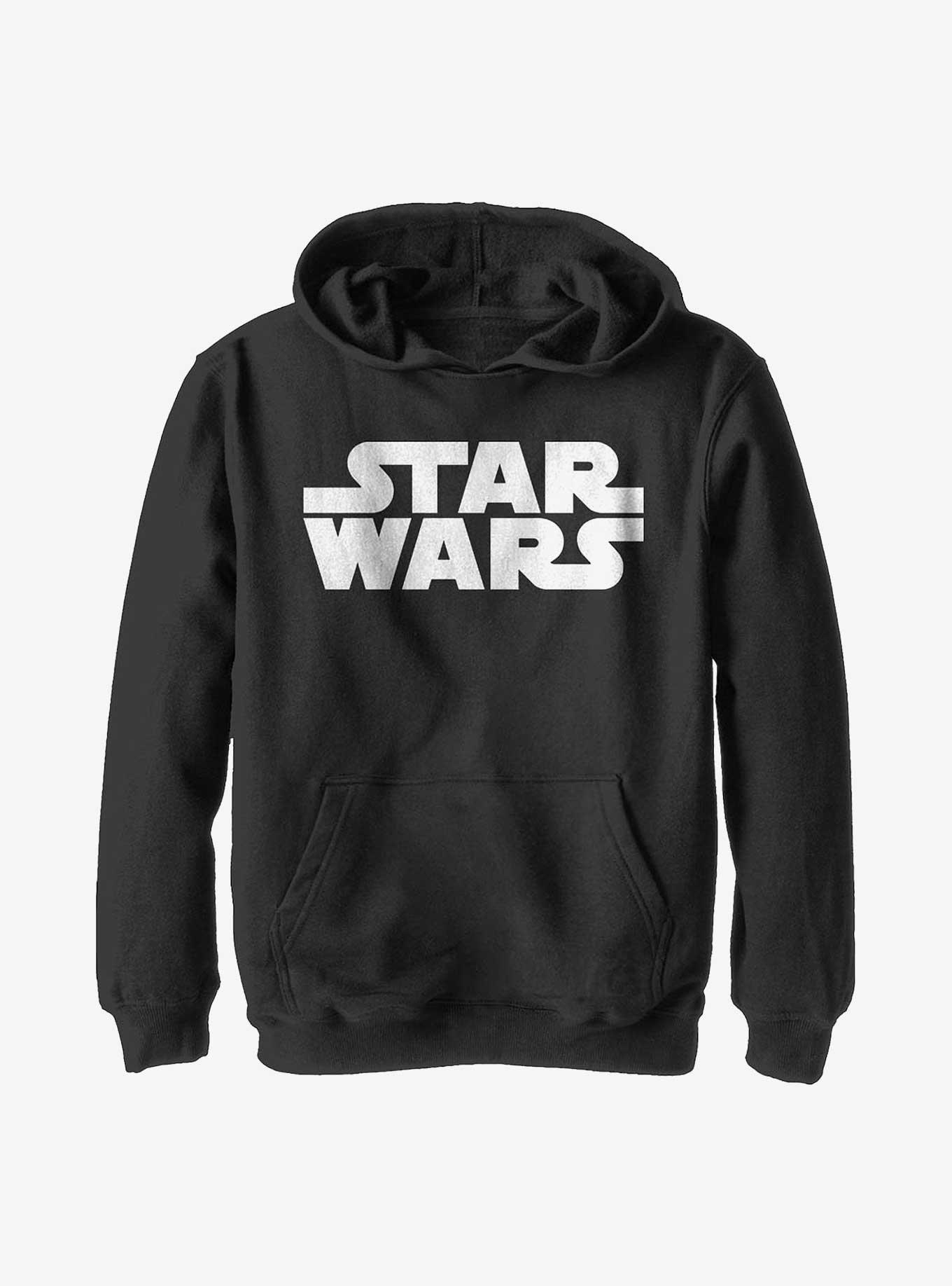 Star Wars Sw Logo Youth Hoodie, BLACK, hi-res