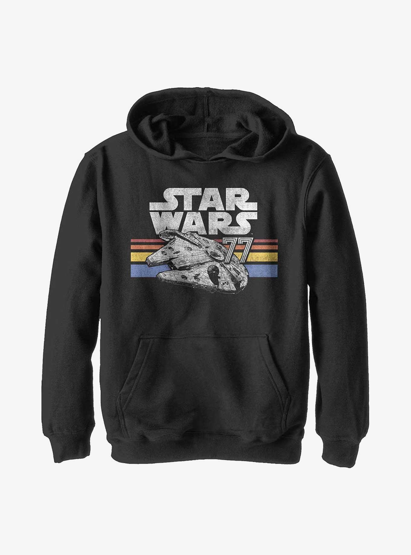 Star Wars Vintage Falcon Stripes Youth Hoodie, , hi-res