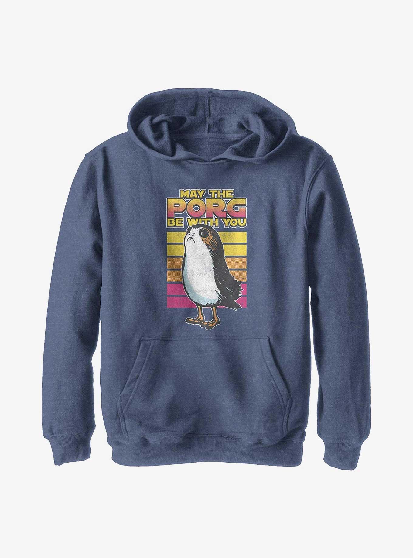 Star Wars Episode VIII: The Last Jedi Retro Porg Big Halftones Youth Hoodie, , hi-res