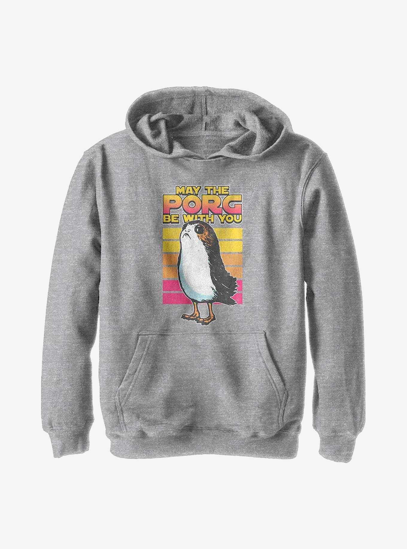 Star Wars Episode VIII: The Last Jedi Retro Porg Big Halftones Youth Hoodie, , hi-res