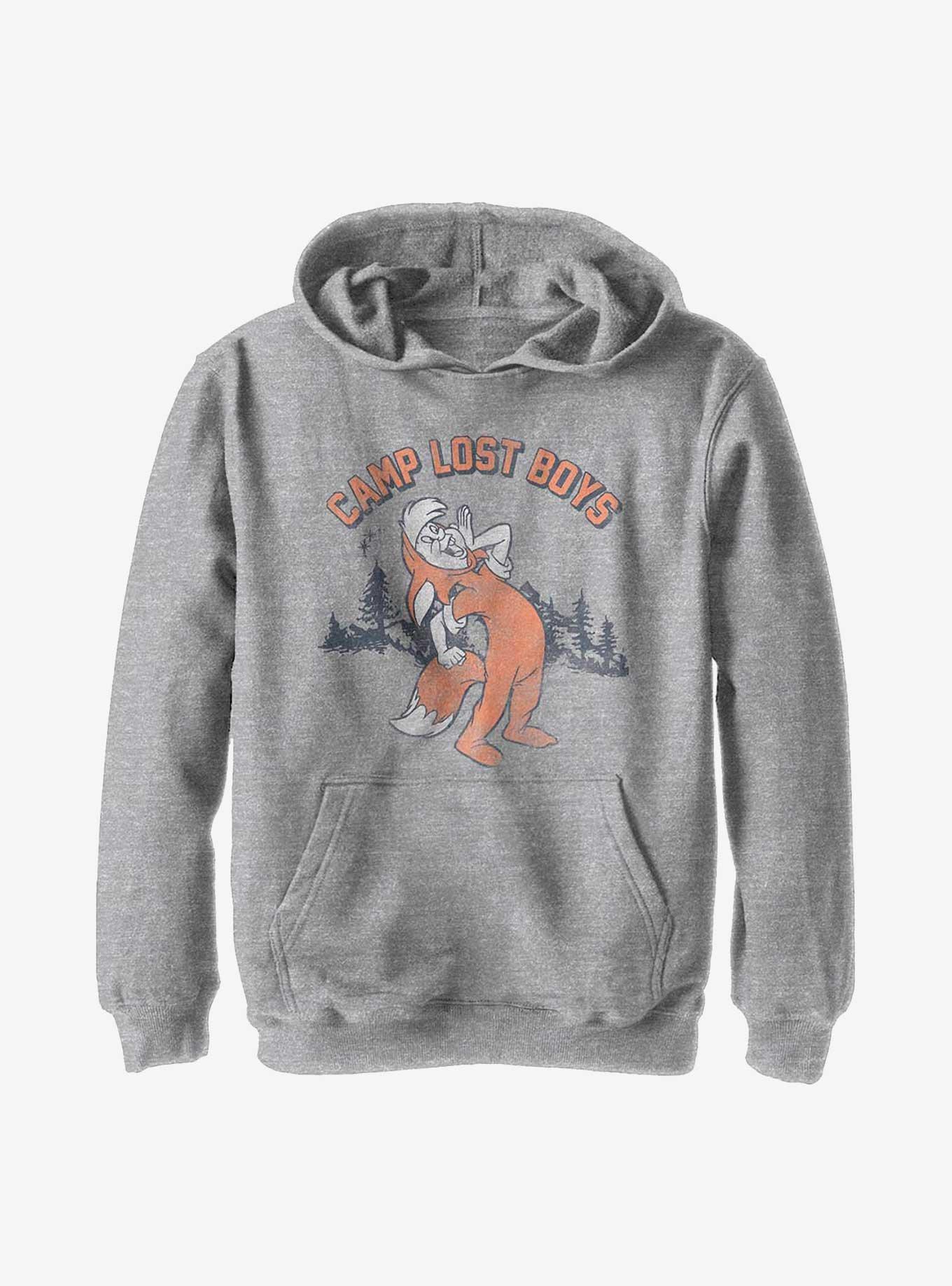 Disney Peter Pan Camp Lost Boys Youth Hoodie, ATH HTR, hi-res