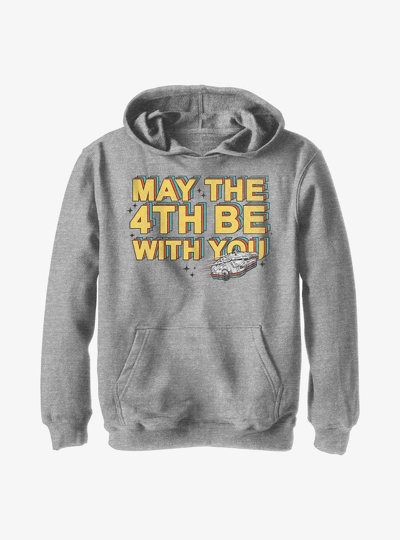 Star Wars May 4Th Youth Hoodie, ATH HTR, hi-res