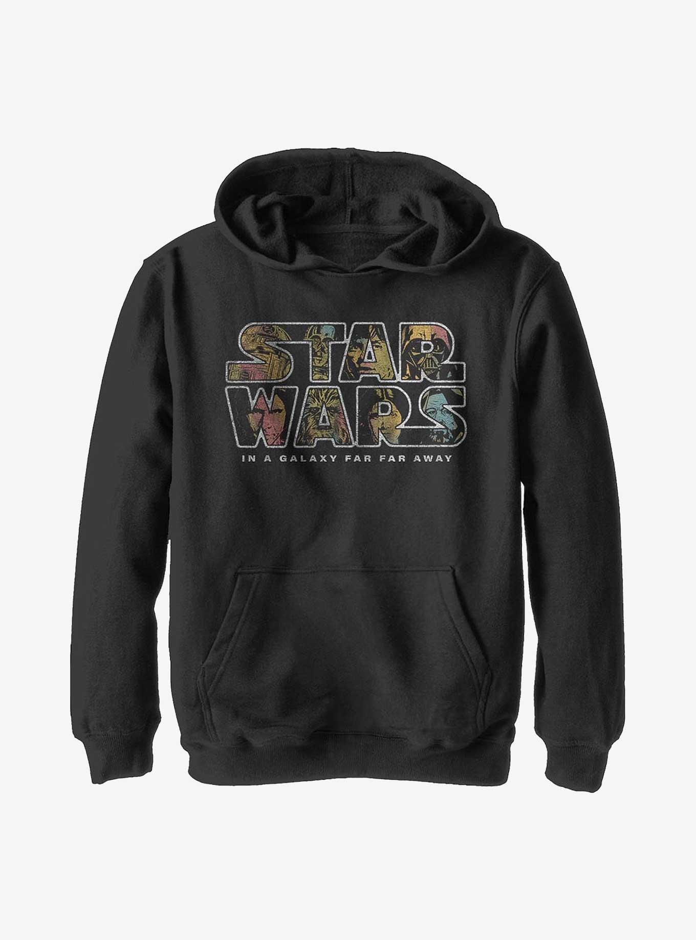 Star Wars Pop Logo Fill Youth Hoodie, , hi-res