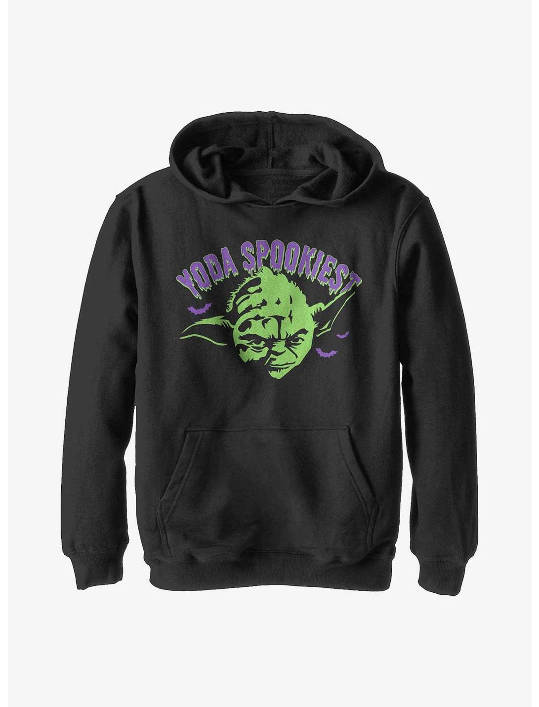 Star Wars Yoda Spooky Youth Hoodie, BLACK, hi-res