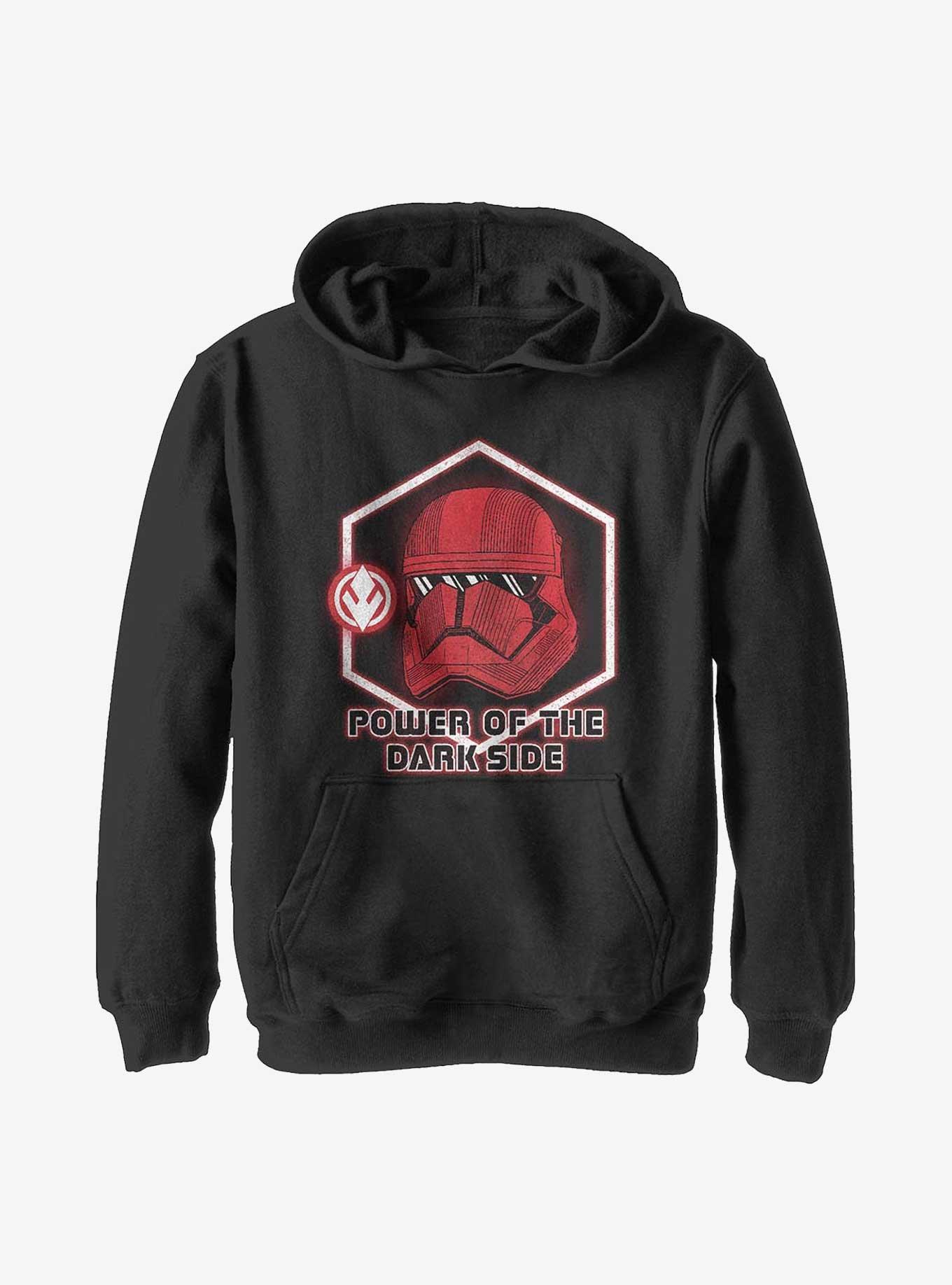 Star Wars Episode IX: The Rise Of Skywalker Power Of The Darkside Youth Hoodie, , hi-res