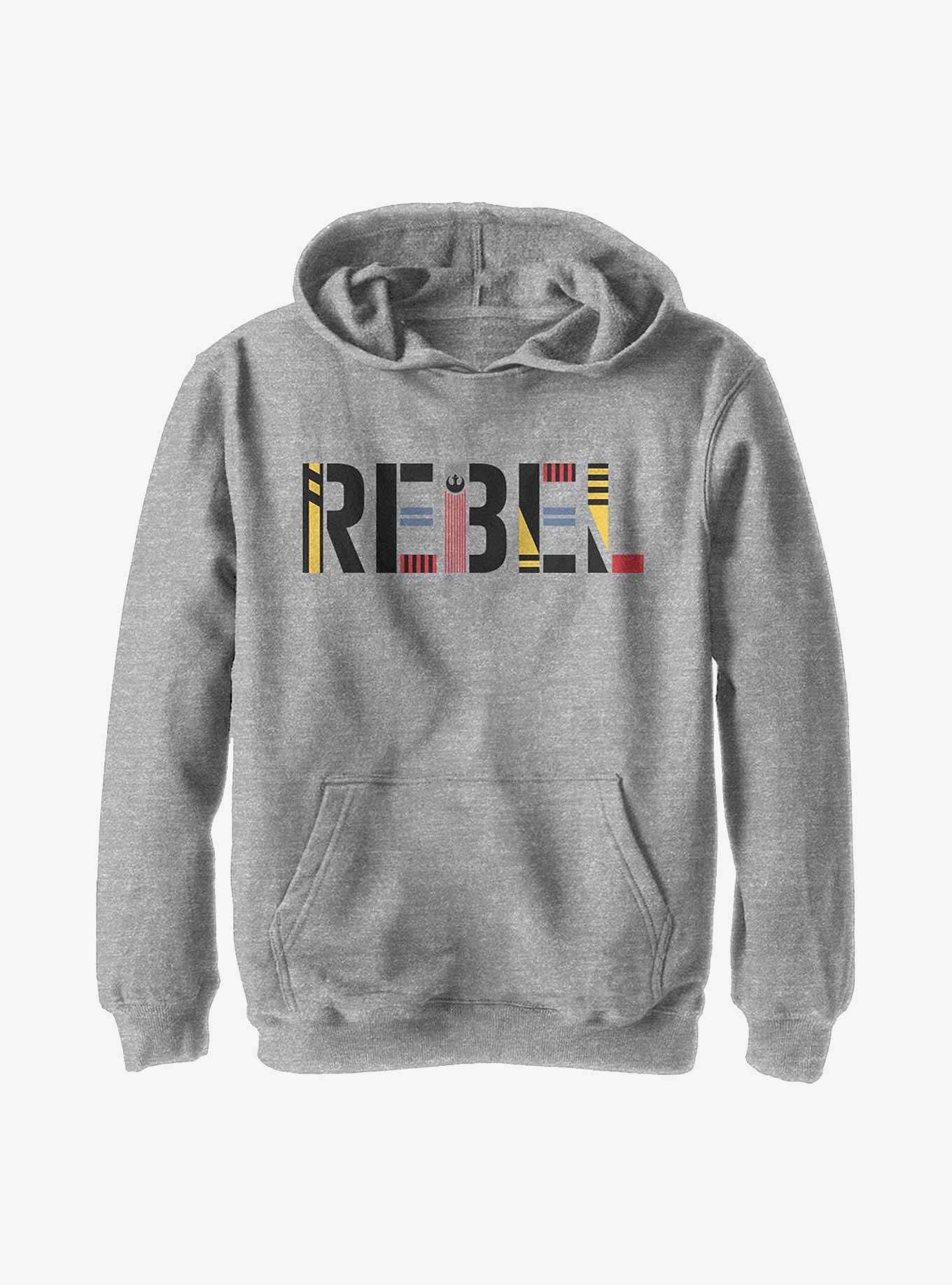 Star Wars Episode IX: The Rise Of Skywalker Rebel Simple Youth Hoodie, , hi-res